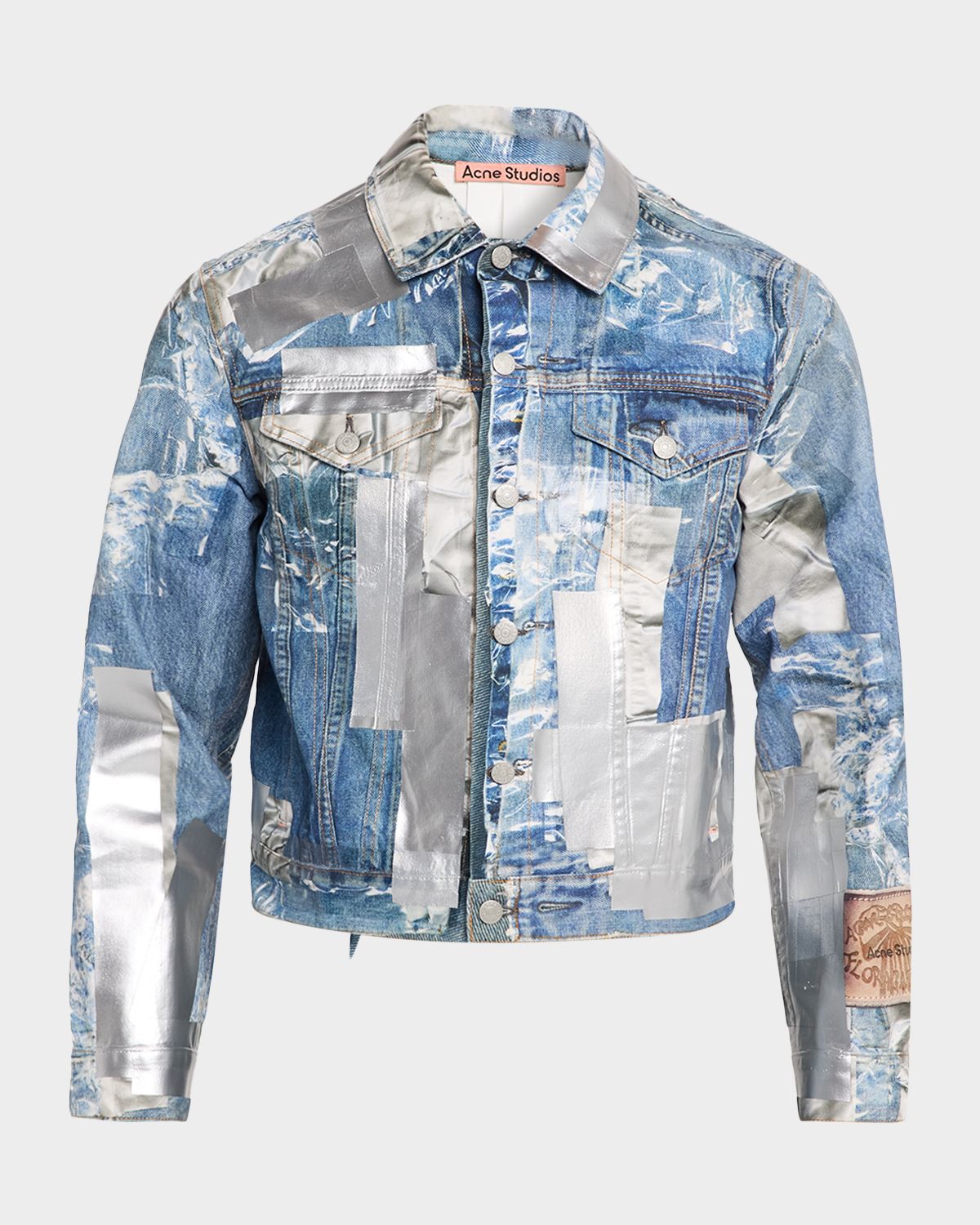 Acne Studios Men 's Trompe Loeil Denim Jacket