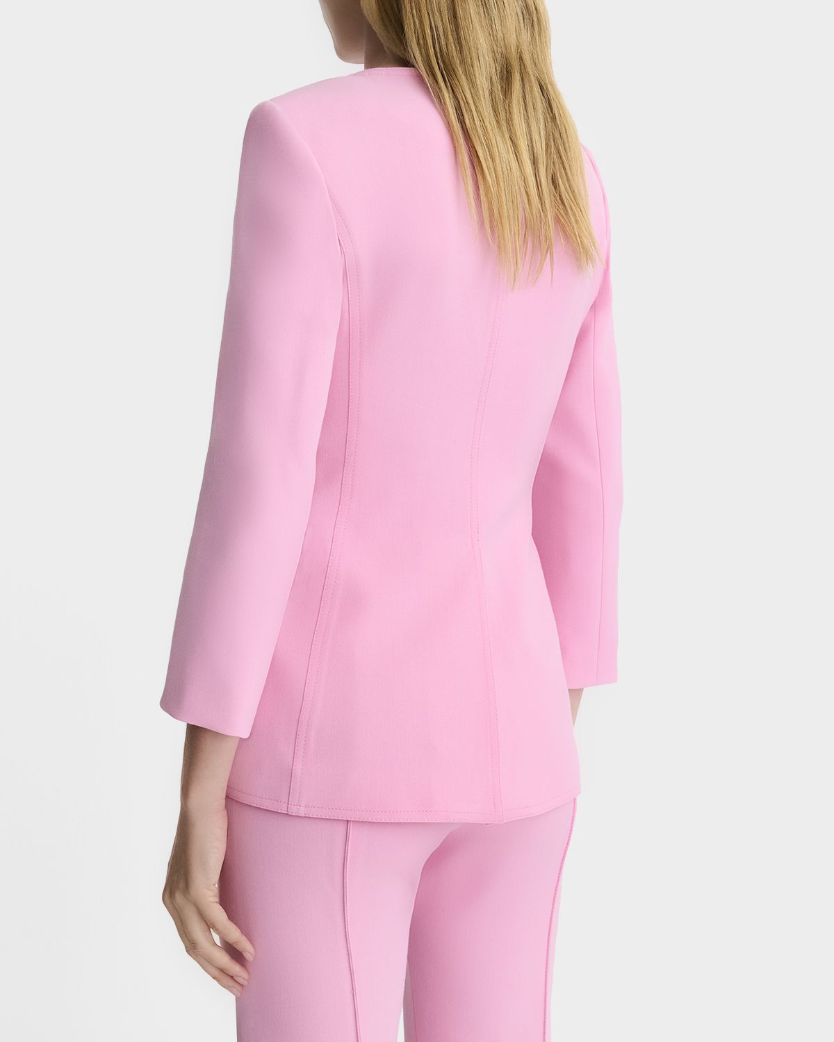 Smythe Single-Breasted Portrait Neck Blazer