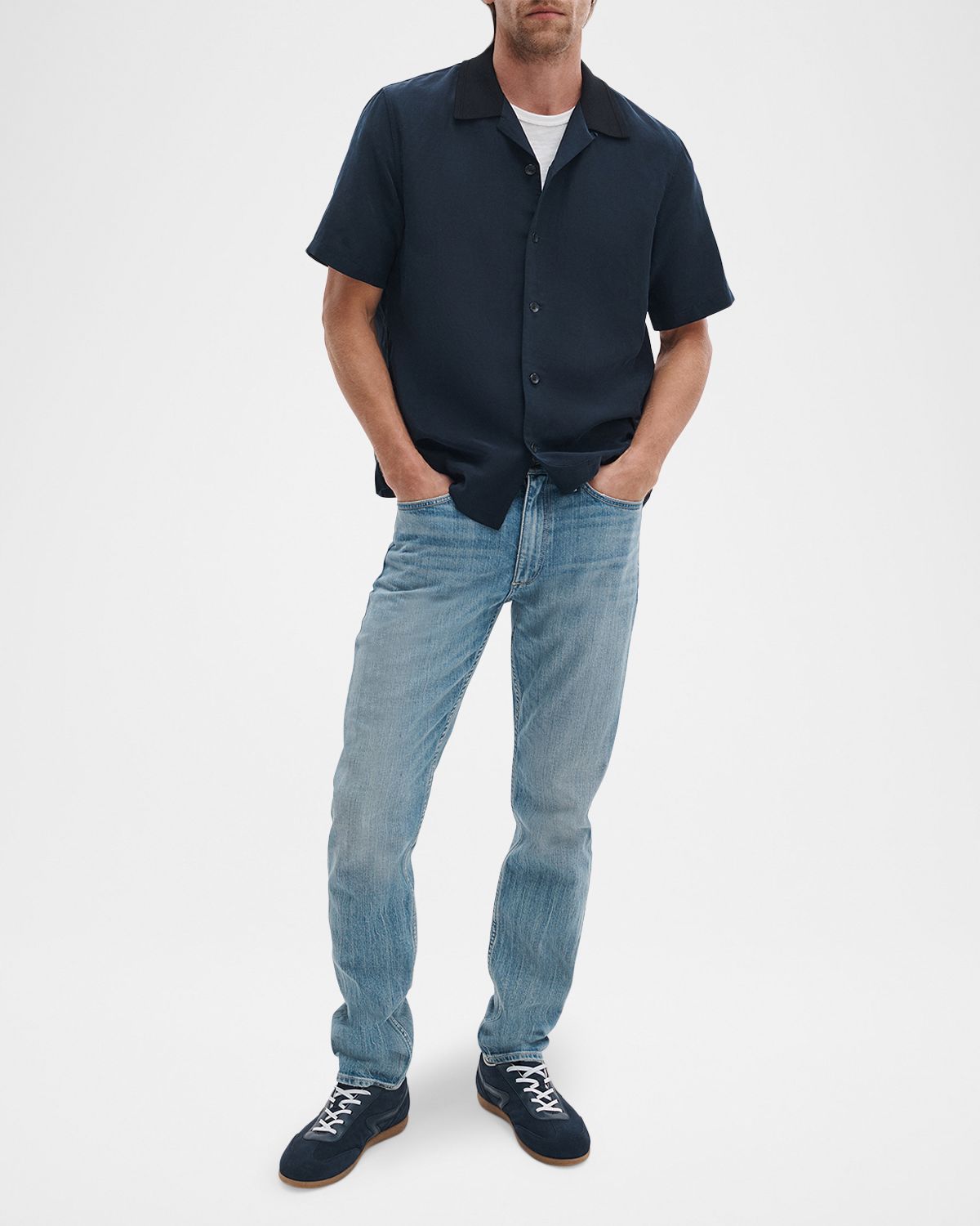 Rag & Bone Men 's Fit 2 Authentic Stretch Slim-Fit Jeans