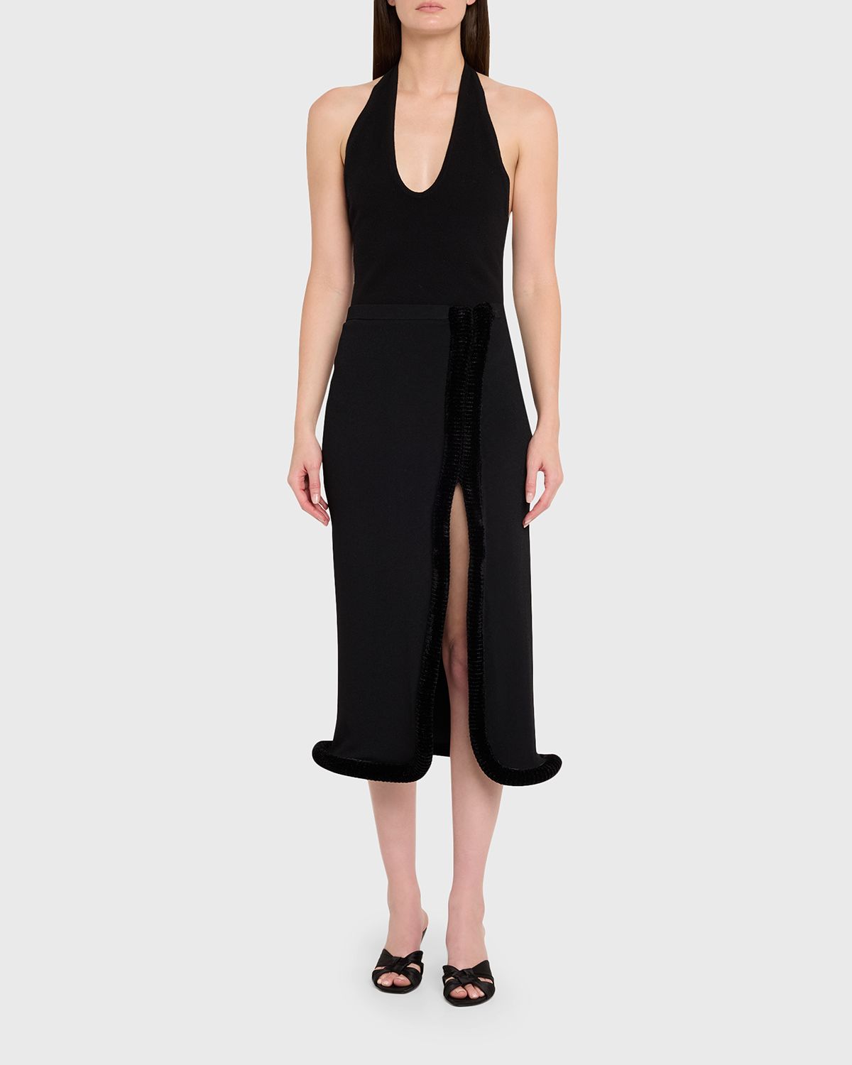 Diotima Castries Knit Straight Skirt