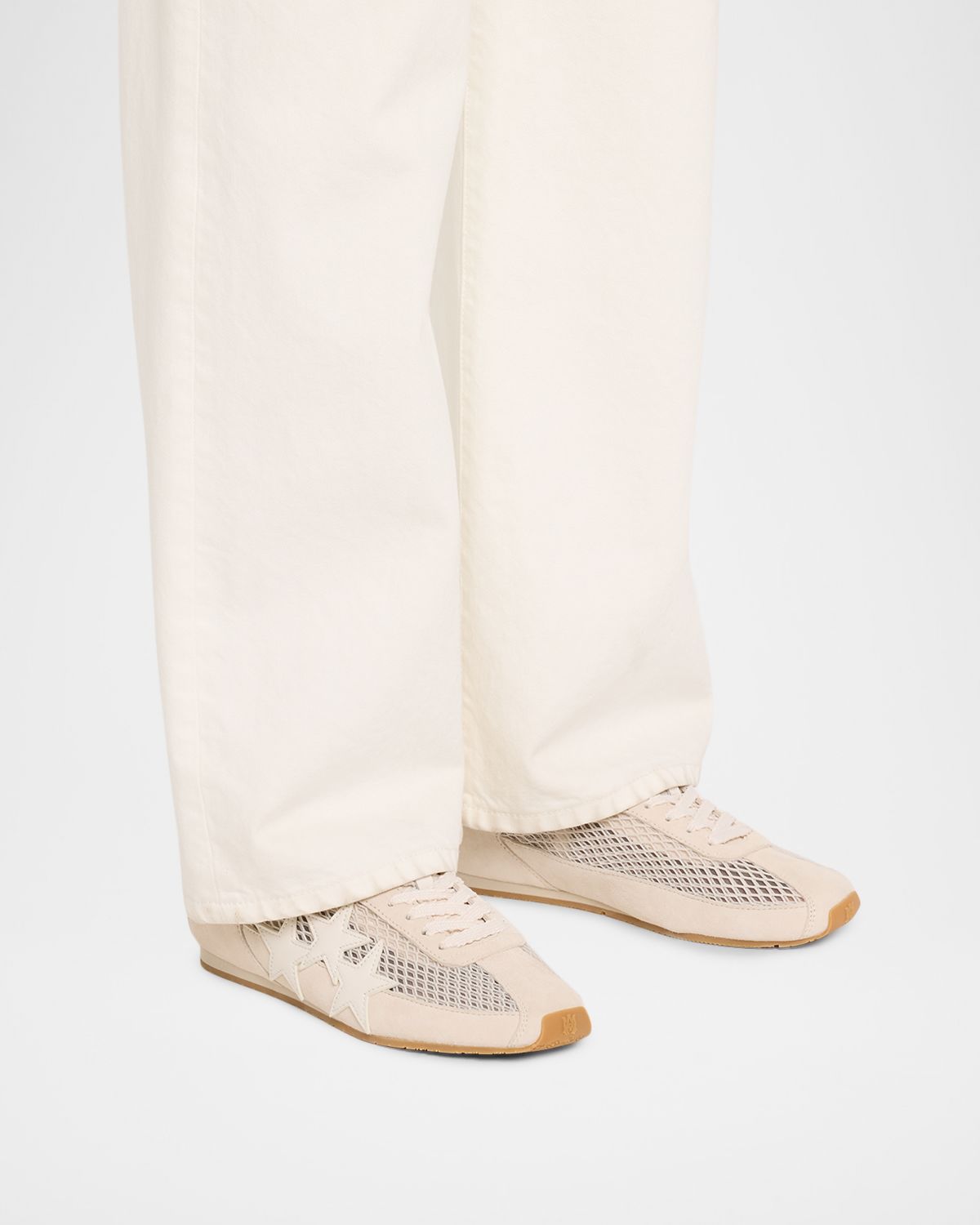 Amiri Mesh Pacific Flat Low-Top Sneakers