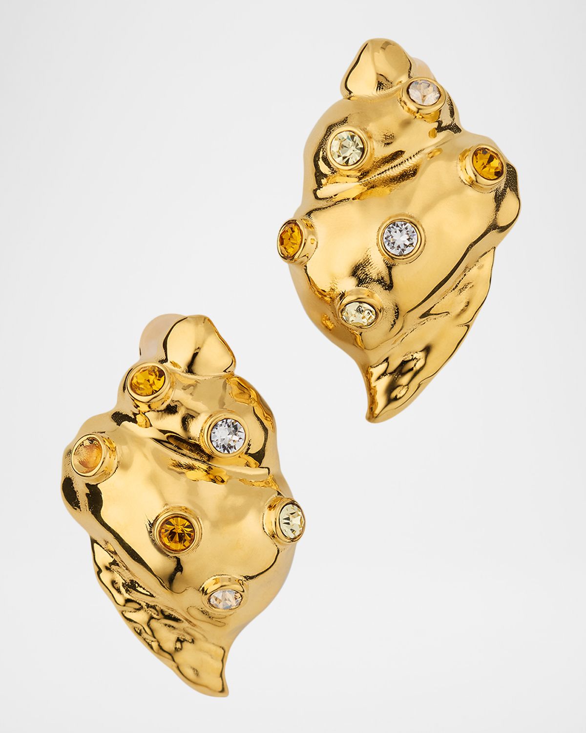 Oscar de la Renta Seashell Stud Earrings