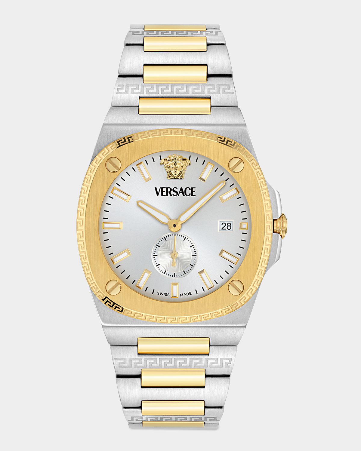Versace Men 's Tolomeo 40mm Two-Tone Bracelet Watch | Thumbnail 6 Versace Men 's Tolomeo 40mm Two-Tone Bracelet Watch | Thumbnail 6