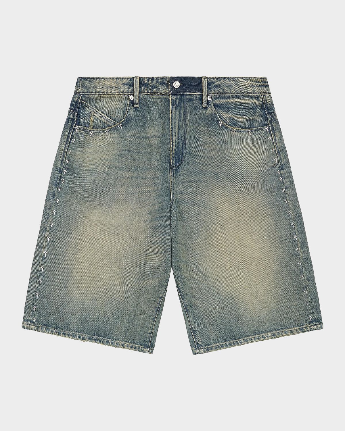 RTA Exodus Gustavo Denim Bermuda Shorts