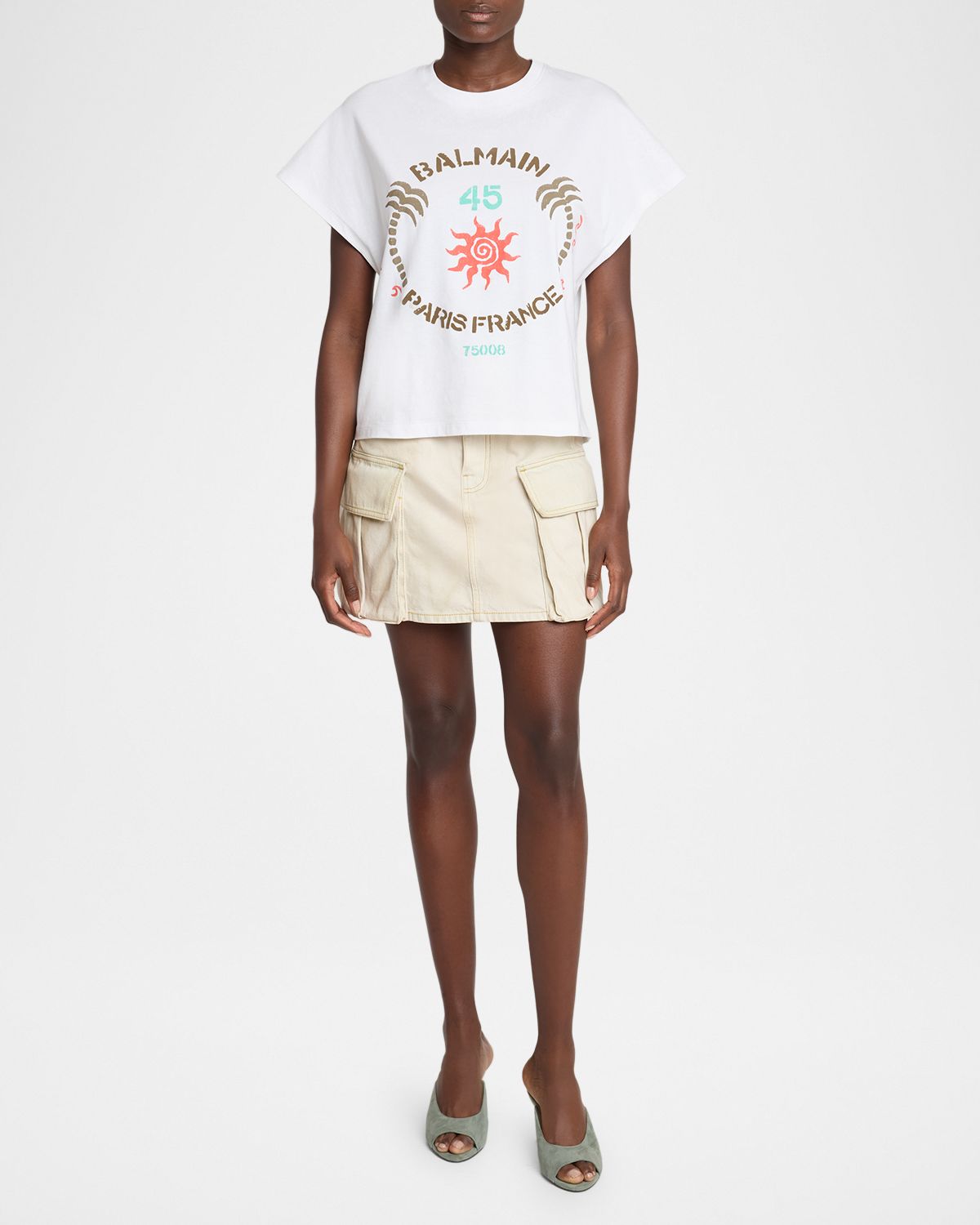 Balmain Club Short-Sleeve T-Shirt