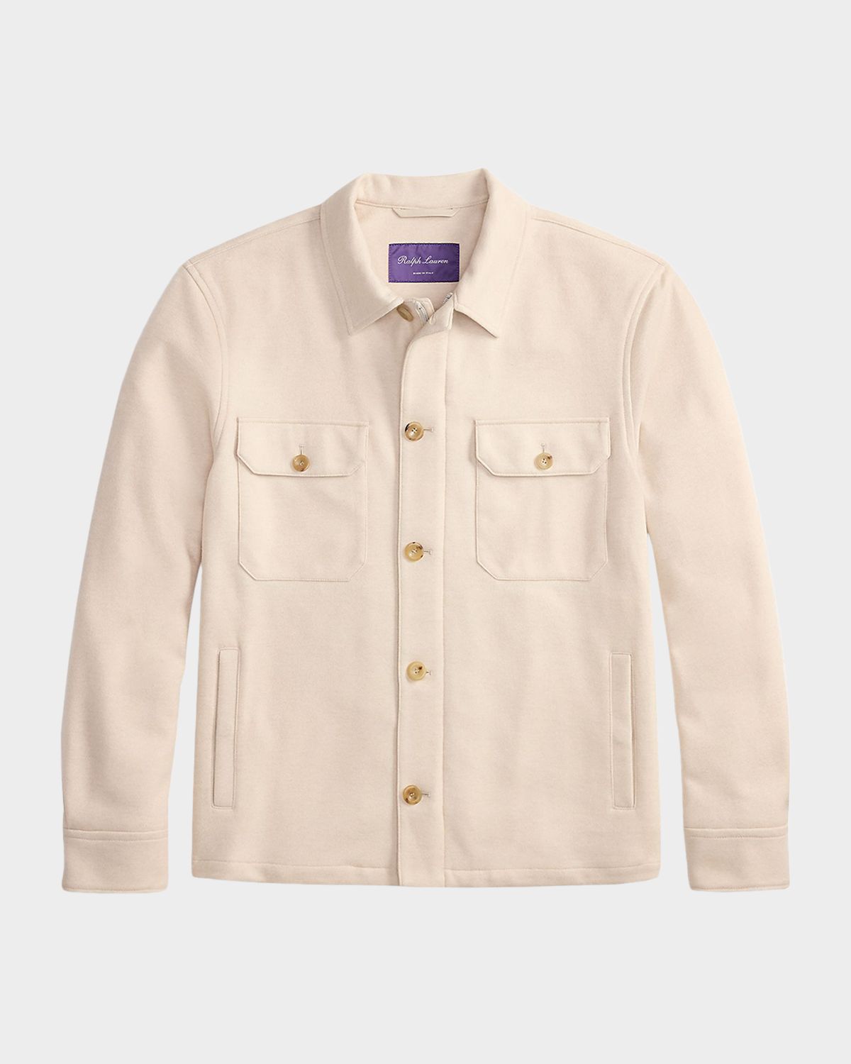 Ralph Lauren Purple Label Men 's Double-Face Cashmere Blend Shirt Jacket