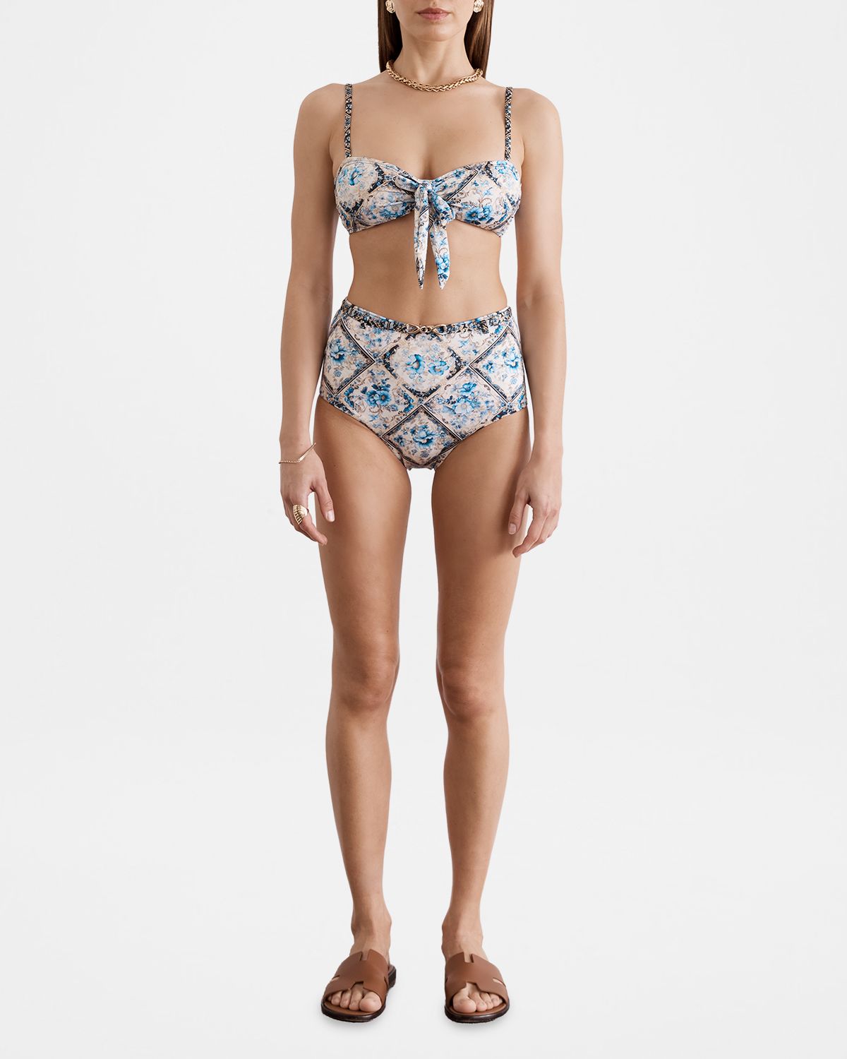 Aqua Blu Australia Marilyn High-Waist Bikini Bottoms | Thumbnail 3