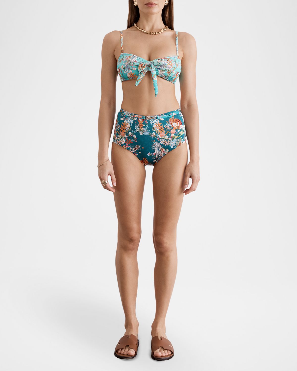 Aqua Blu Australia Marilyn High-Waist Bikini Bottoms | Thumbnail 3 Aqua Blu Australia Marilyn High-Waist Bikini Bottoms | Thumbnail 3