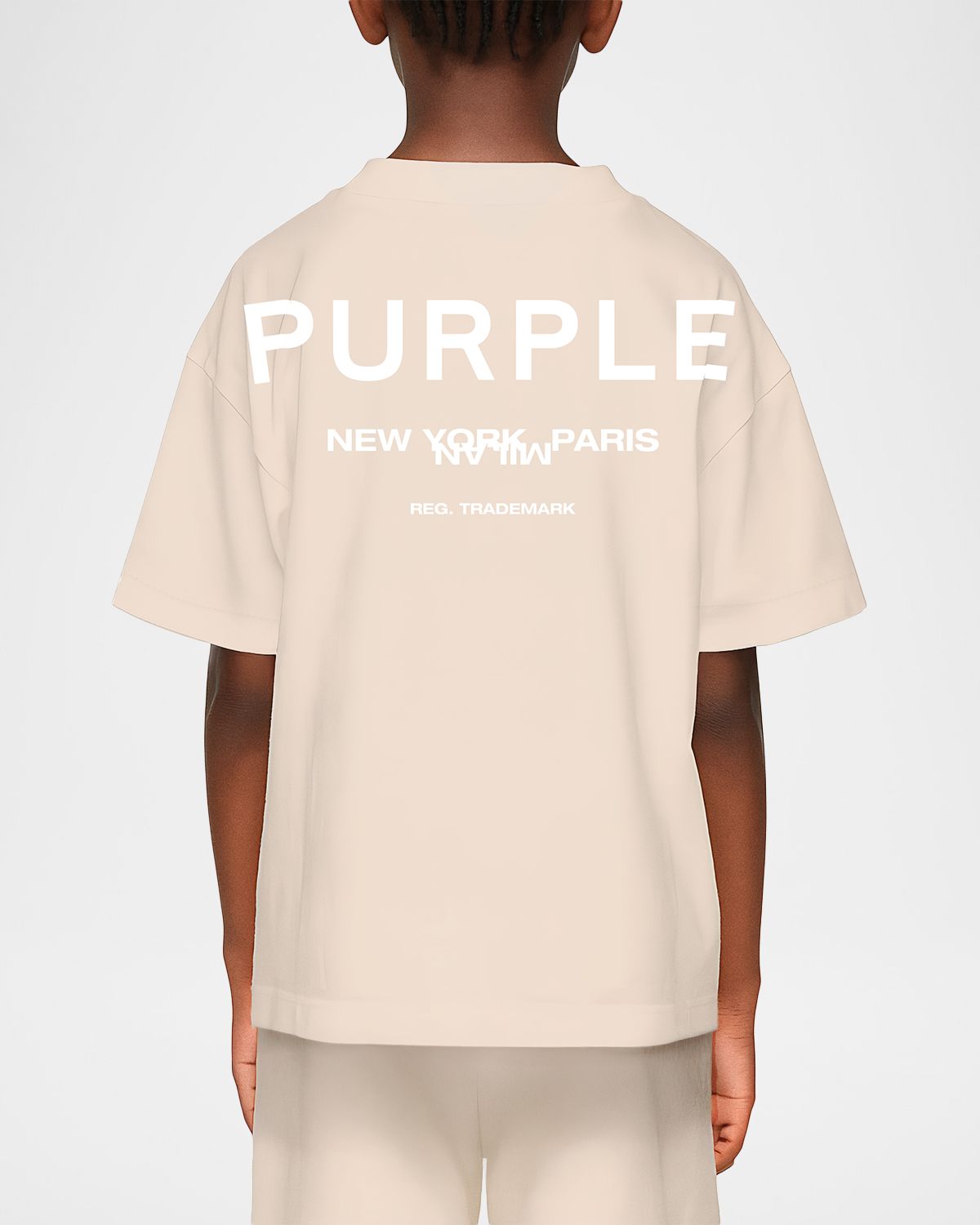 PURPLE Boy 's Logo-Print Cotton Jersey T-Shirt