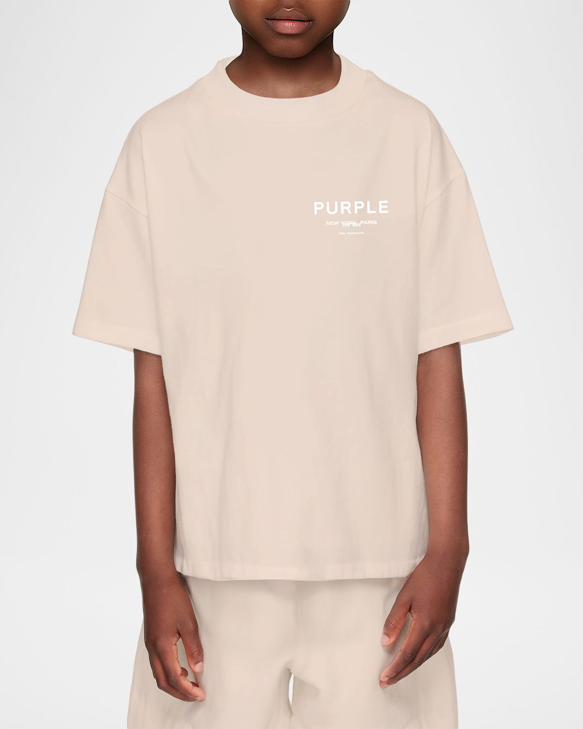 PURPLE Boy 's Logo-Print Cotton Jersey T-Shirt, Size 4-12 | Thumbnail 3 PURPLE Boy 's Logo-Print Cotton Jersey T-Shirt, Size 4-12 | Thumbnail 3