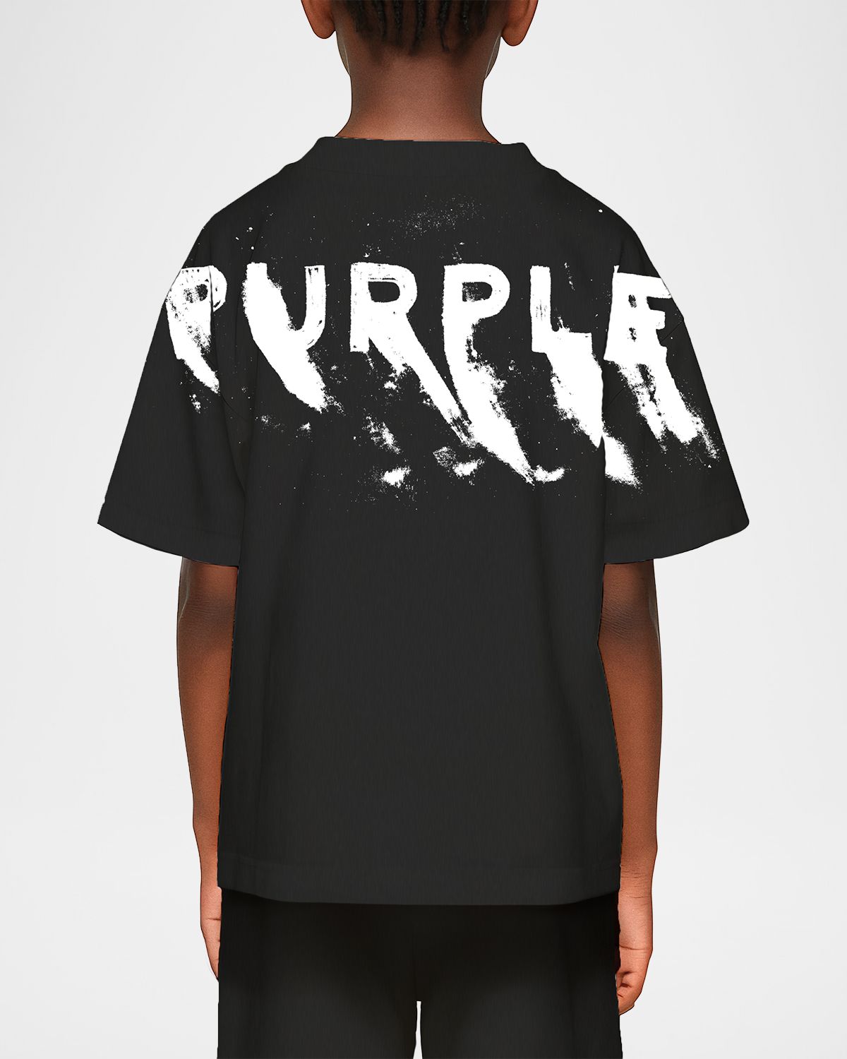 PURPLE Boy 's Logo-Print Cotton Jersey T-Shirt, Size 4-12