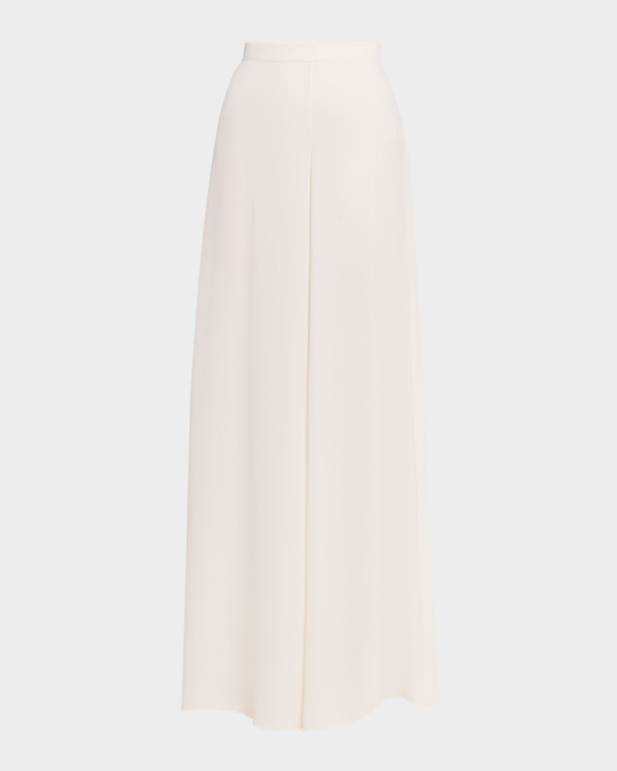 LAPOINTE Georgette Wide-Leg Pants with Pockets