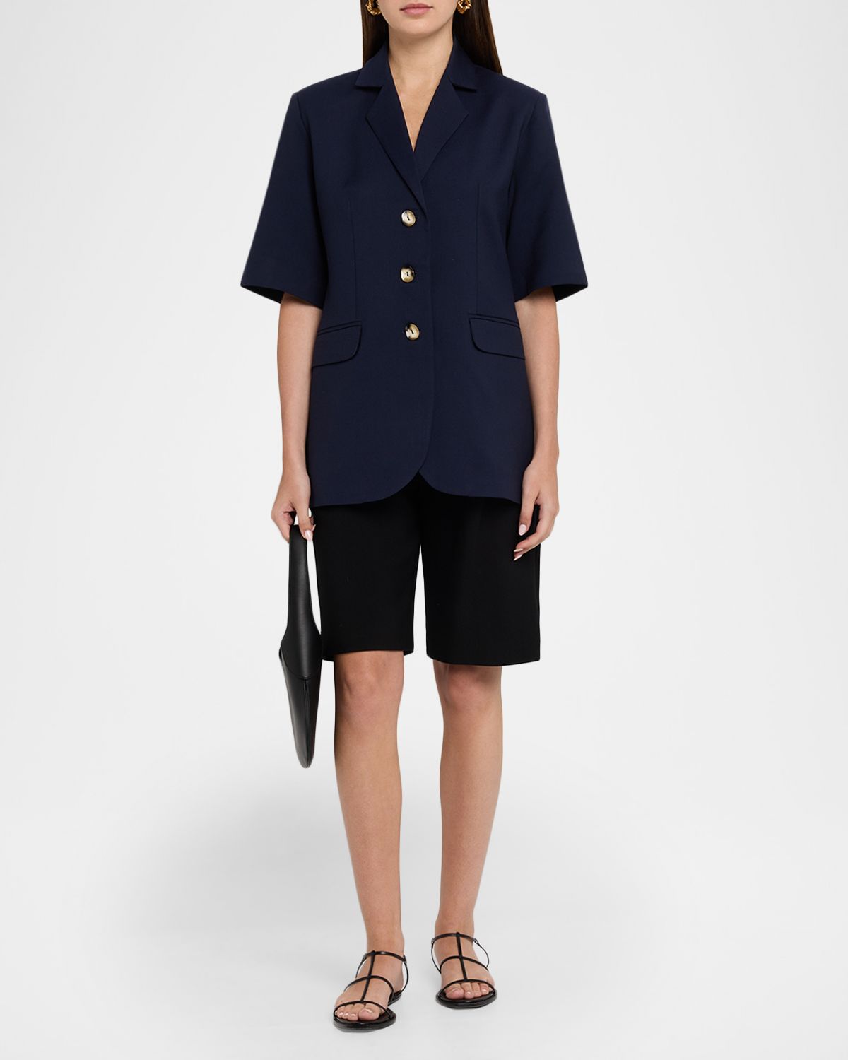 Akyn Studio Amelia Short-Sleeve Blazer | Thumbnail 2 Akyn Studio Amelia Short-Sleeve Blazer | Thumbnail 2