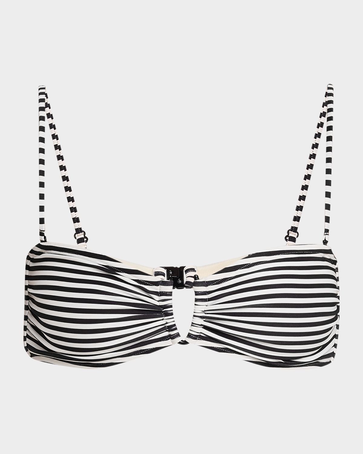 Nili Lotan Striped Bandeau Bikini Top