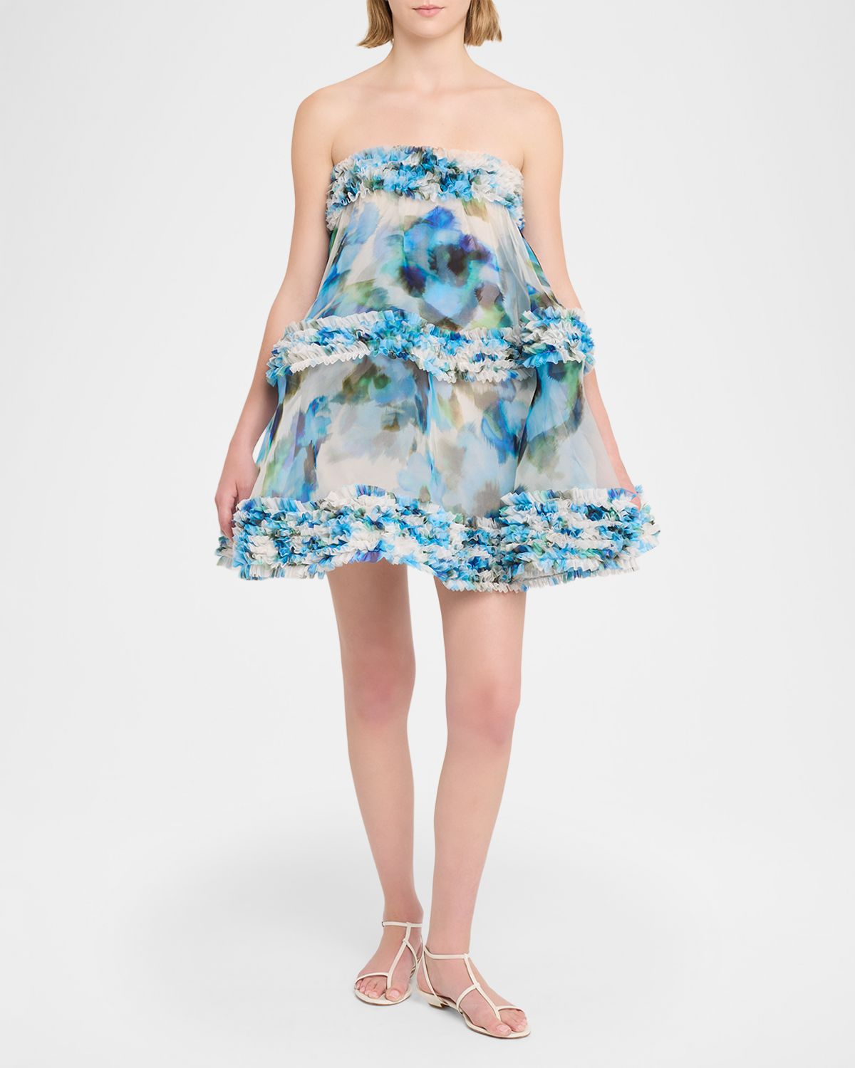 Zimmermann Alchemy Ruffle Mini Dress