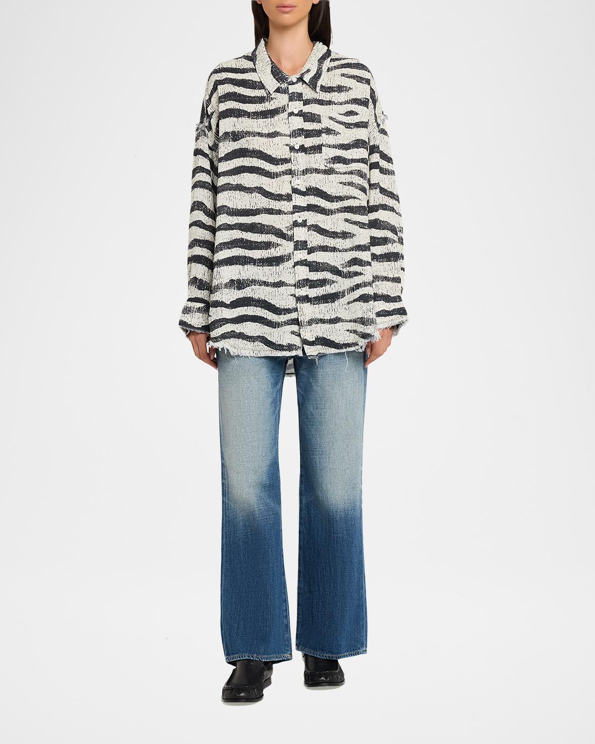 R13 Joan Cropped Flare Jeans | Image 1 R13 Joan Cropped Flare Jeans | Image 1