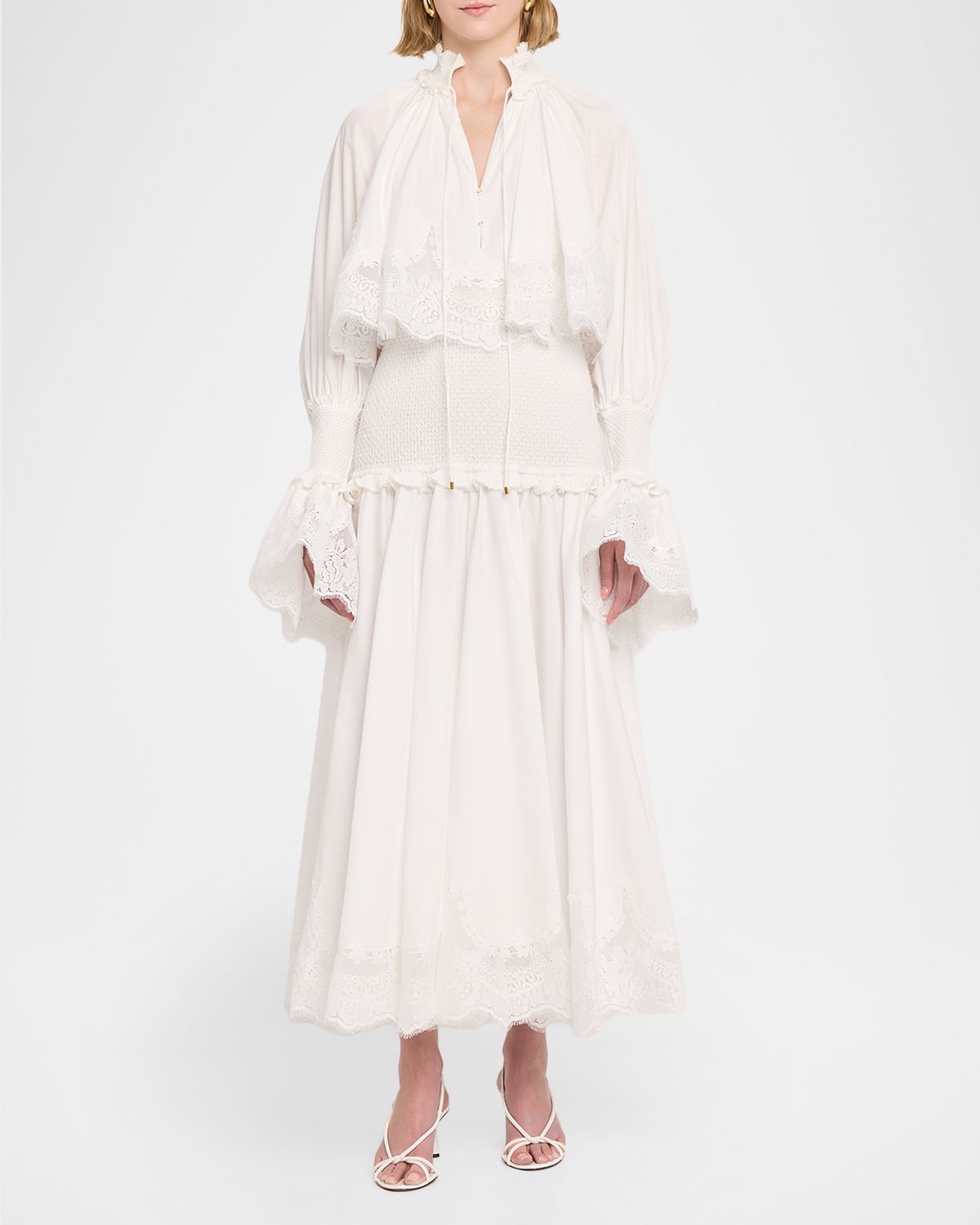 Zimmermann Alchemy Poplin Maxi Dress
