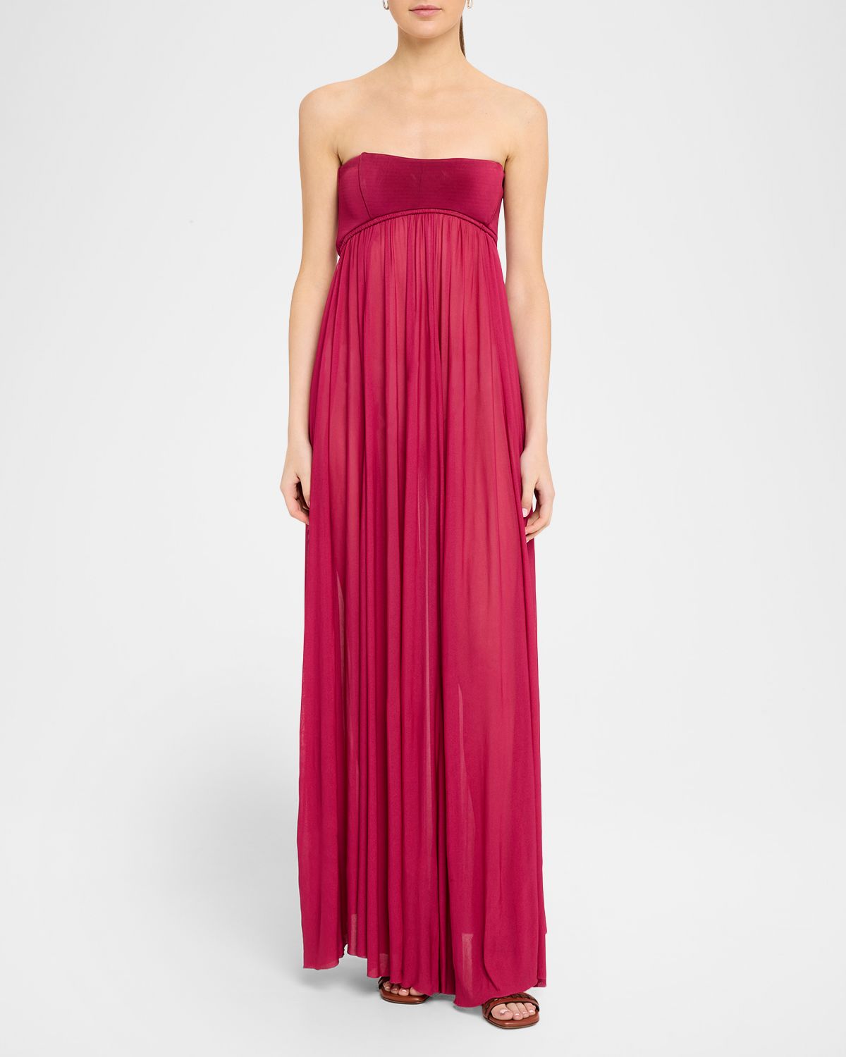 Zimmermann Luna Jersey Bandeau Dress