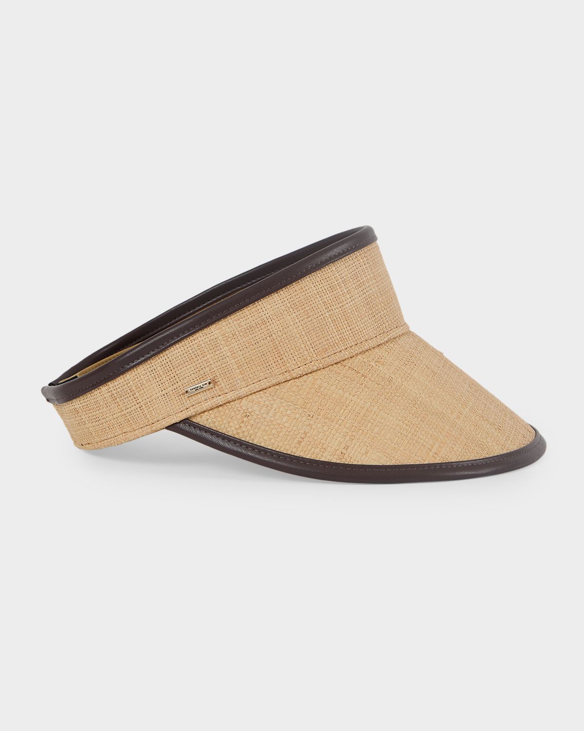 Eugenia Kim Micky Packable Raffia Visor