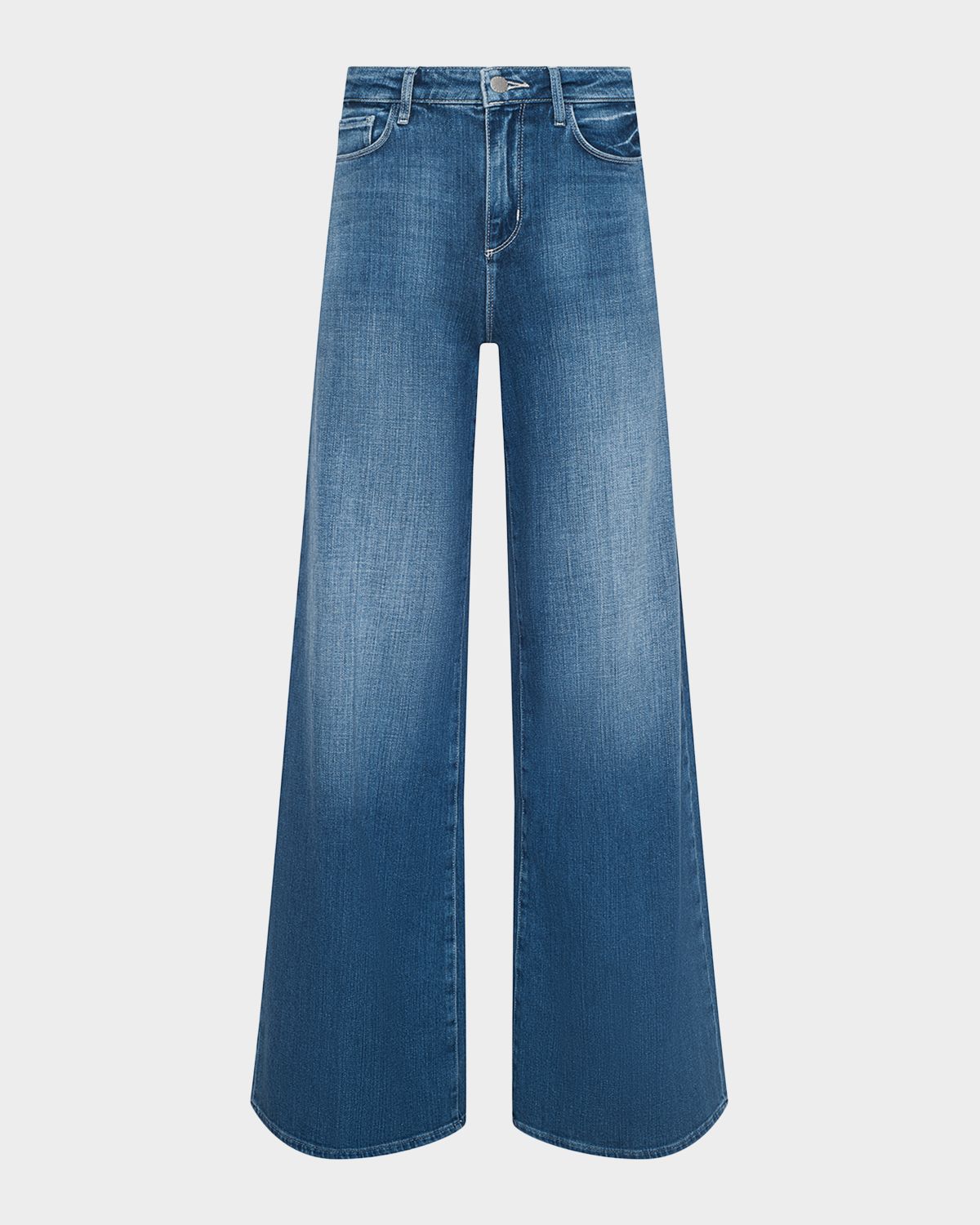 L 'Agence Quincy High-Rise Wide-Leg Jeans