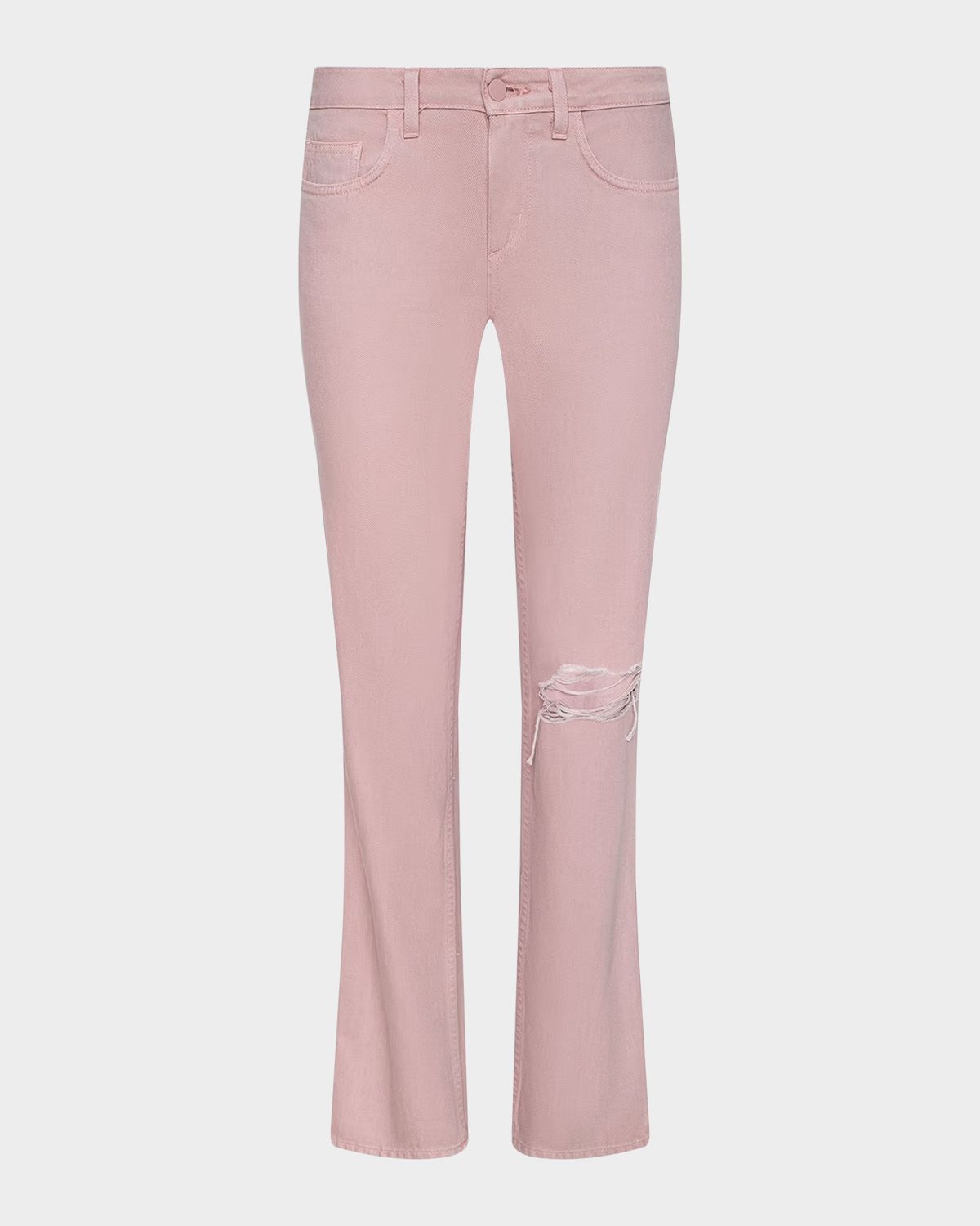 L 'Agence Armida Low-Rise Slouchy-Straight Jeans