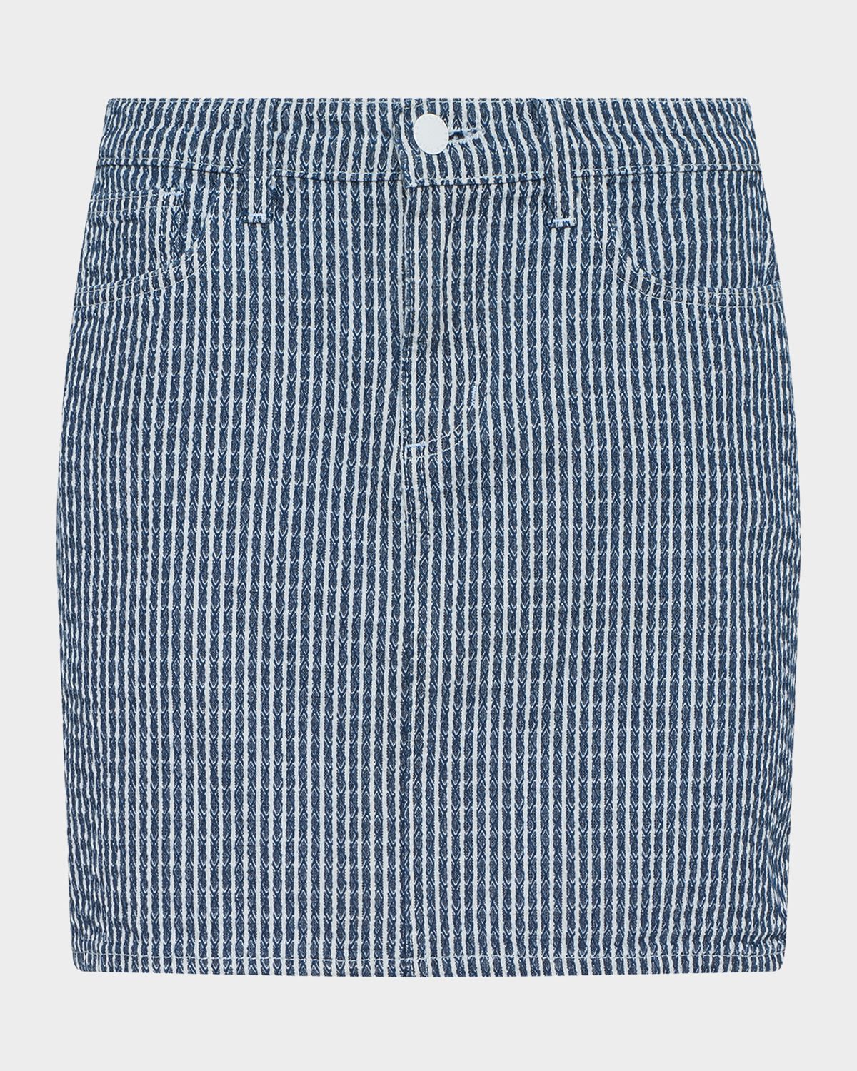 L 'Agence Jolene Stripe Mini Skirt