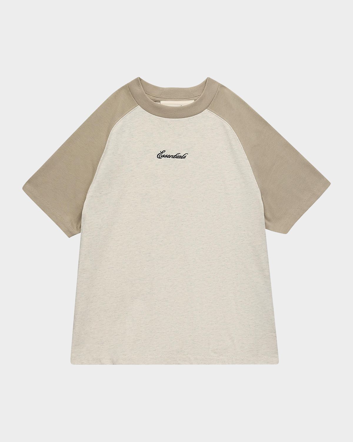 Fear of God Essentials Kid 's Signature Logo Raglan-Sleeve T-Shirt, Size 2-12 | Thumbnail 4