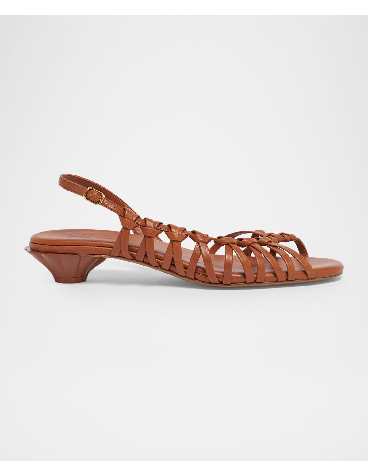 Chloe Estra Asymmetric Knotted Leather Sandals | Thumbnail 7