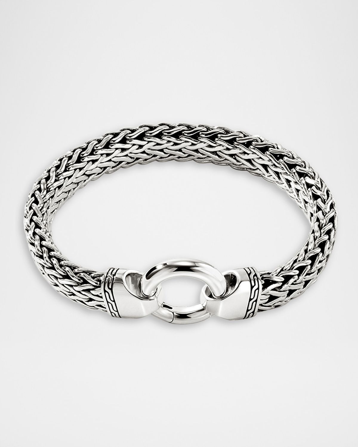 John Hardy Men 's Sterling Silver Flat Chain Bracelet, 11mm