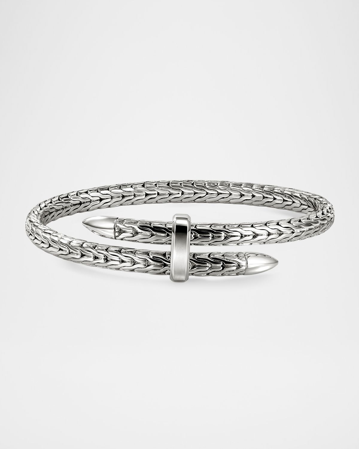John Hardy Men 's Sterling Silver Spear Flex Cuff Bracelet, 5.5mm