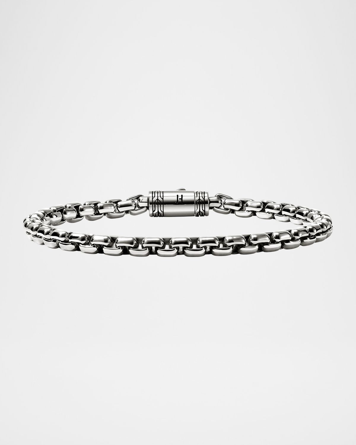John Hardy Men 's Sterling Silver Box Chain Bracelet, 4.8mm