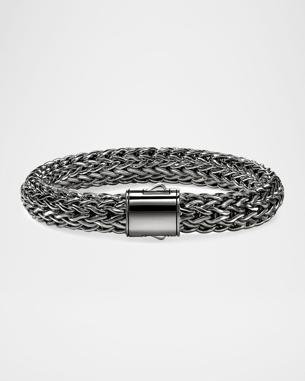 John Hardy Men 's Dark Sterling Silver Icon Bracelet, 10.5mm