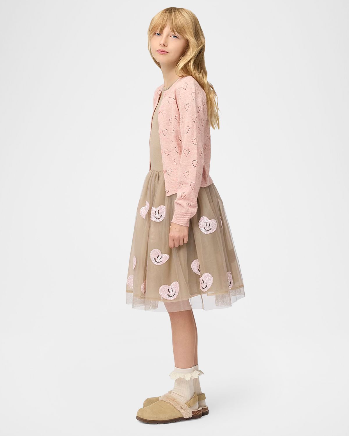 Molo Girl 's Cyrusila Tulle-Skirt Dress, Size 7-14 | Thumbnail 6 Molo Girl 's Cyrusila Tulle-Skirt Dress, Size 7-14 | Thumbnail 6