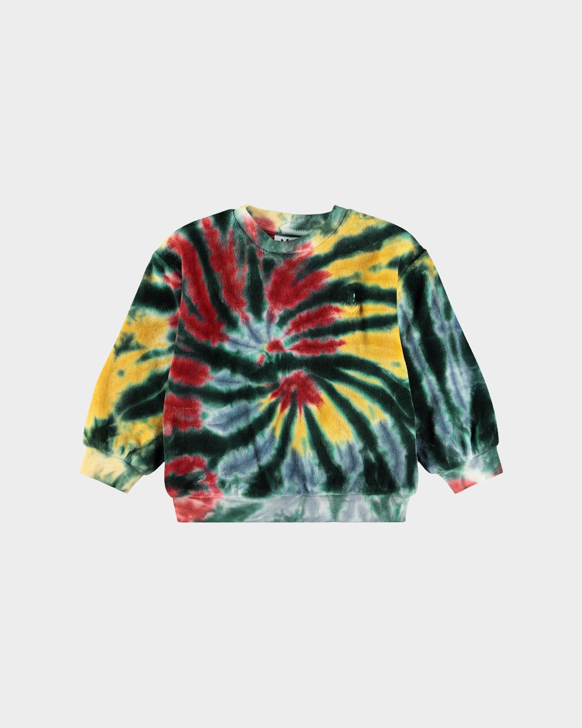 Molo Boy 's Dear Tie-Dye Organic Cotton Sweatshirt, Size 3M-2