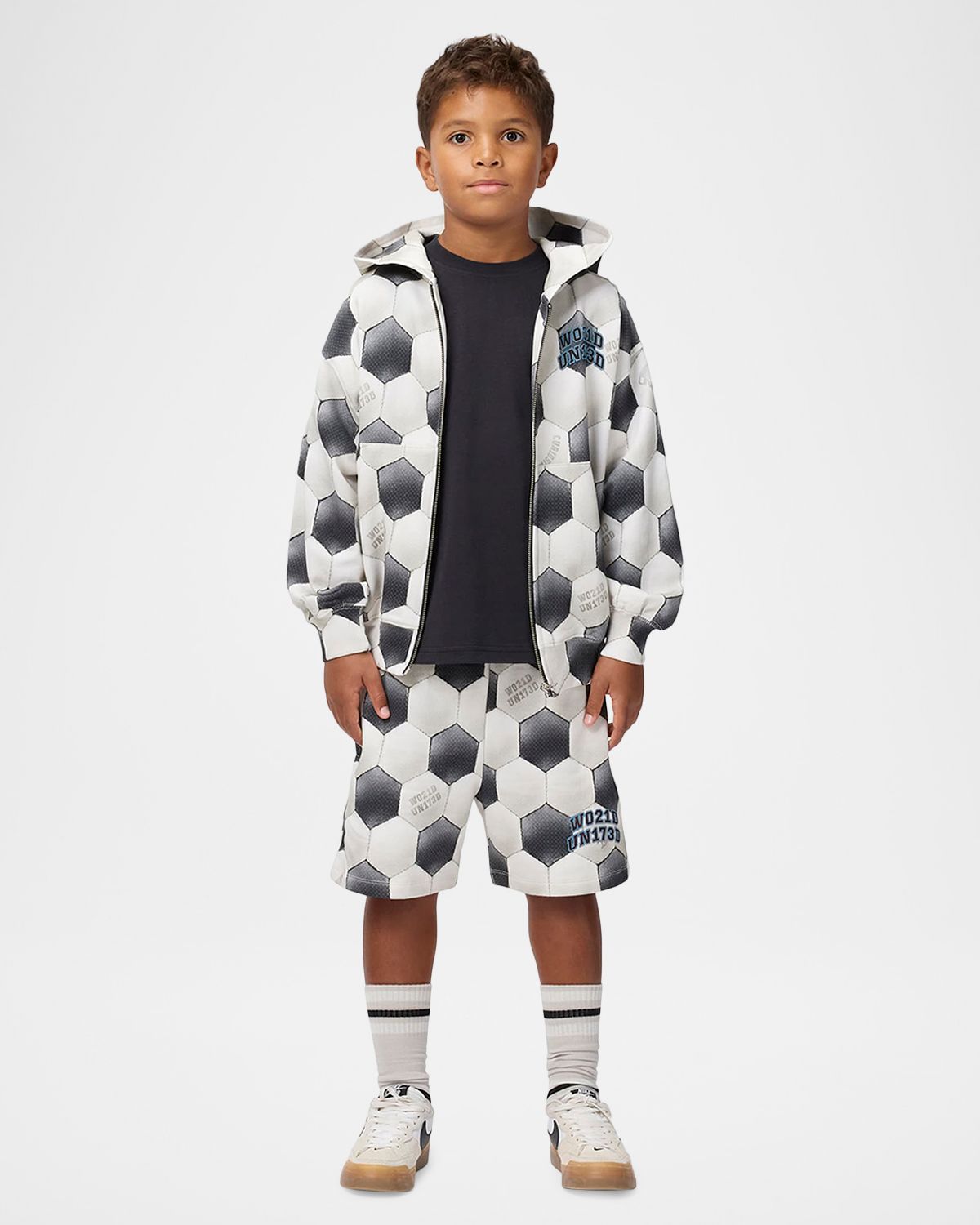 Molo Boy 's Mazz Football Noise Cotton Hoodie, Size 4-6 | Thumbnail 8 Molo Boy 's Mazz Football Noise Cotton Hoodie, Size 4-6 | Thumbnail 8