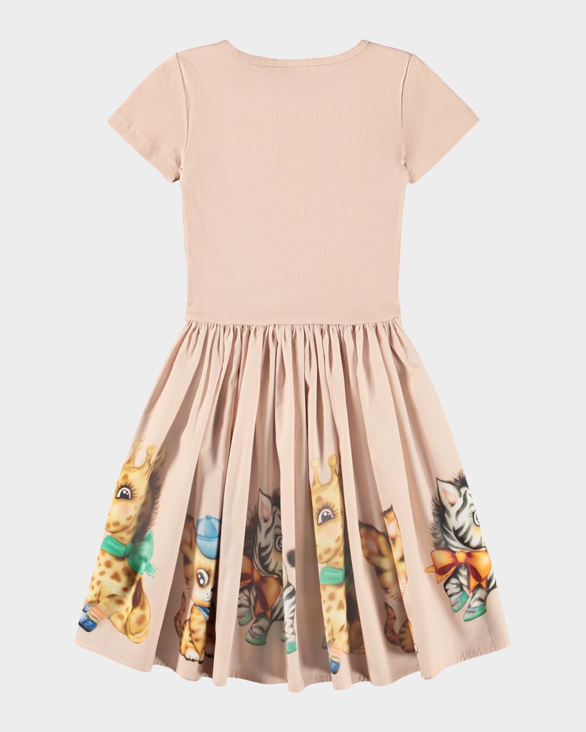 Molo Girl 's Cissa Short-Sleeve Organic Cotton Dress, Size 2-6 | Thumbnail 4 Molo Girl 's Cissa Short-Sleeve Organic Cotton Dress, Size 2-6 | Thumbnail 4