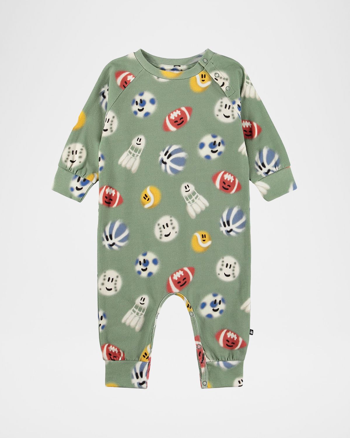 Molo Boy 's Fairfax Stretch Cotton Romper, Size 3M-18M - Women's Clothing