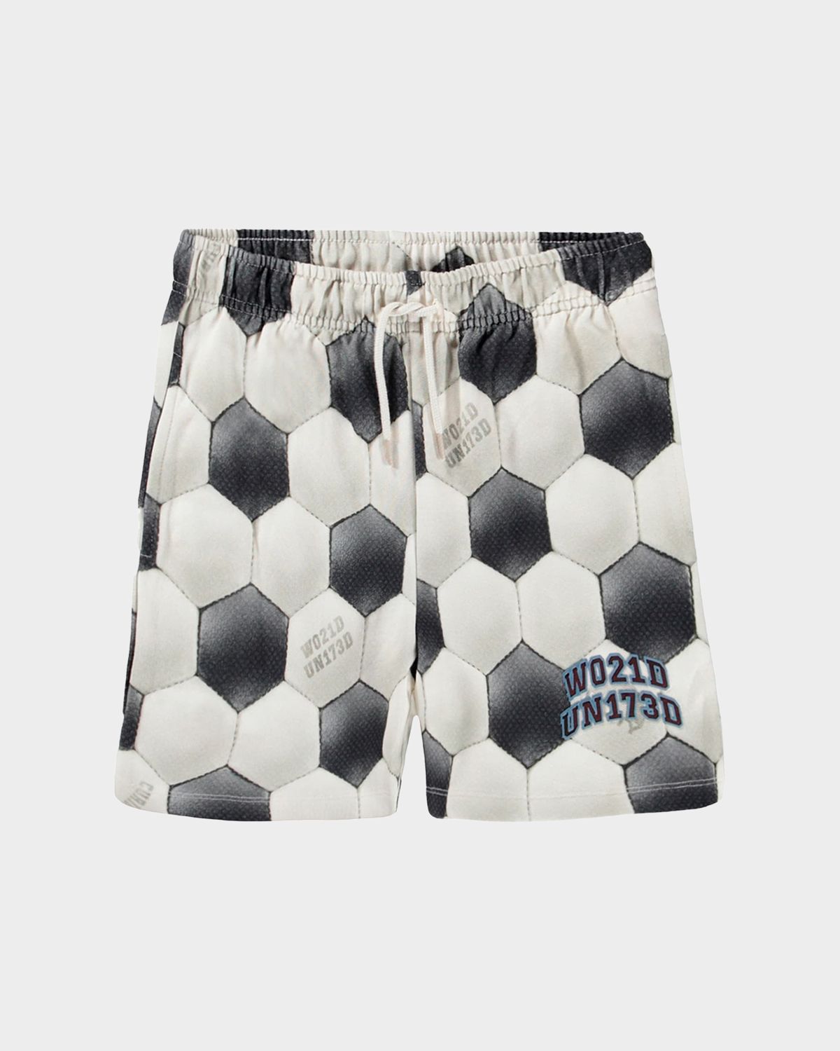 Molo Boy 's Adian Soccer-Print Cotton Shorts, Size 8-12