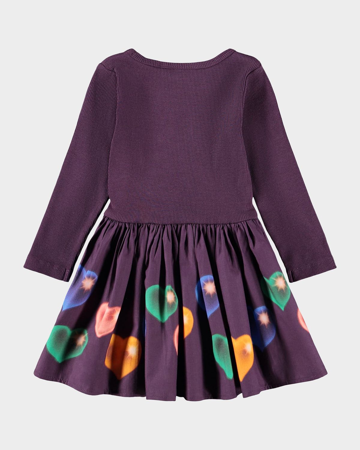 Molo Girl 's Candi Long-Sleeve Cotton Dress, Size 6M-2 | Thumbnail 4 Molo Girl 's Candi Long-Sleeve Cotton Dress, Size 6M-2 | Thumbnail 4