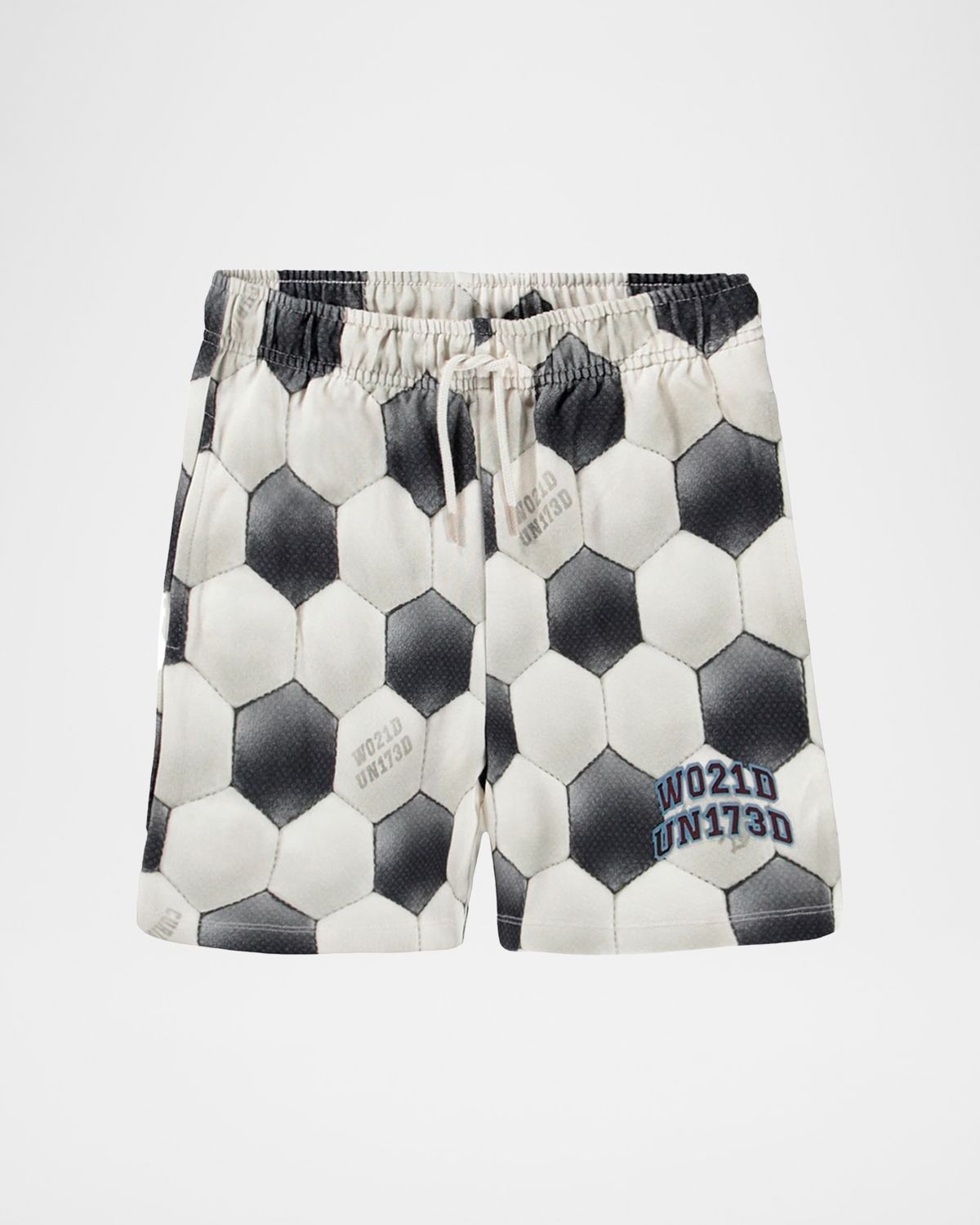 Molo Boy 's Adian Soccer-Print Cotton Shorts, Size 4-6