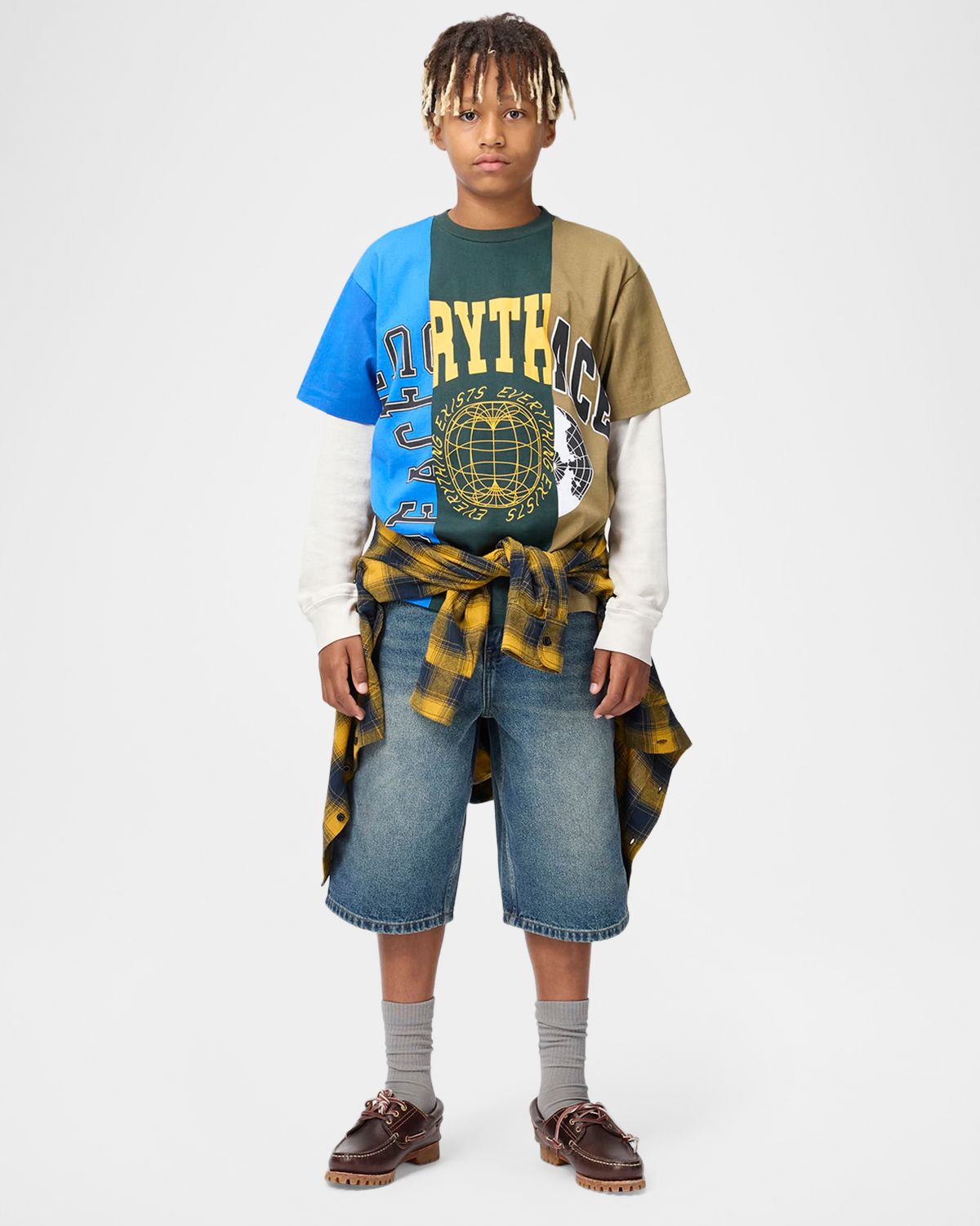 Molo Boy 's Rodney Mash Up Taxus Cotton T-Shirt, Size -12
