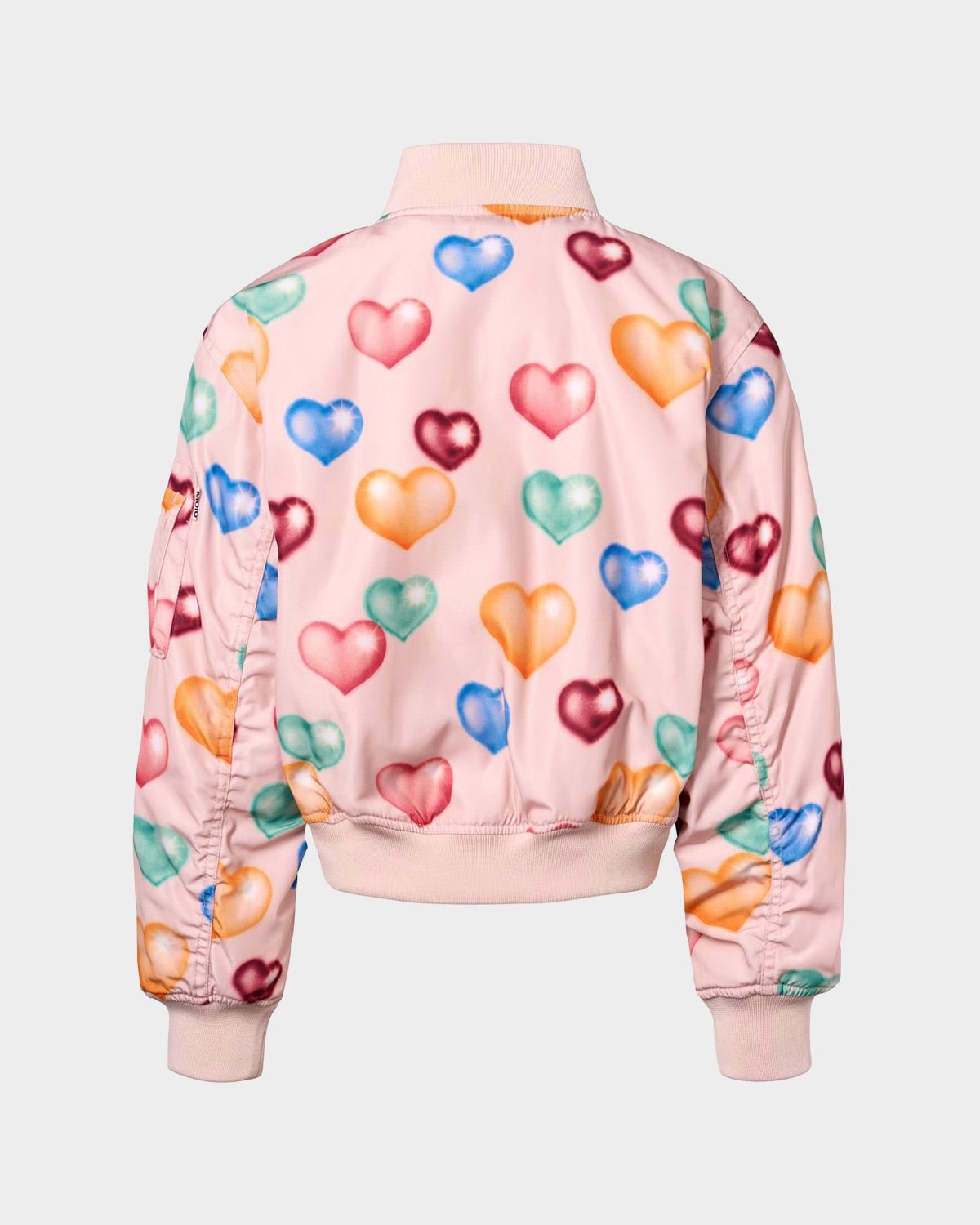 Molo Girl 's Hedia Heart Bomber Jacket, Size 4-7 | Thumbnail 7 Molo Girl 's Hedia Heart Bomber Jacket, Size 4-7 | Thumbnail 7
