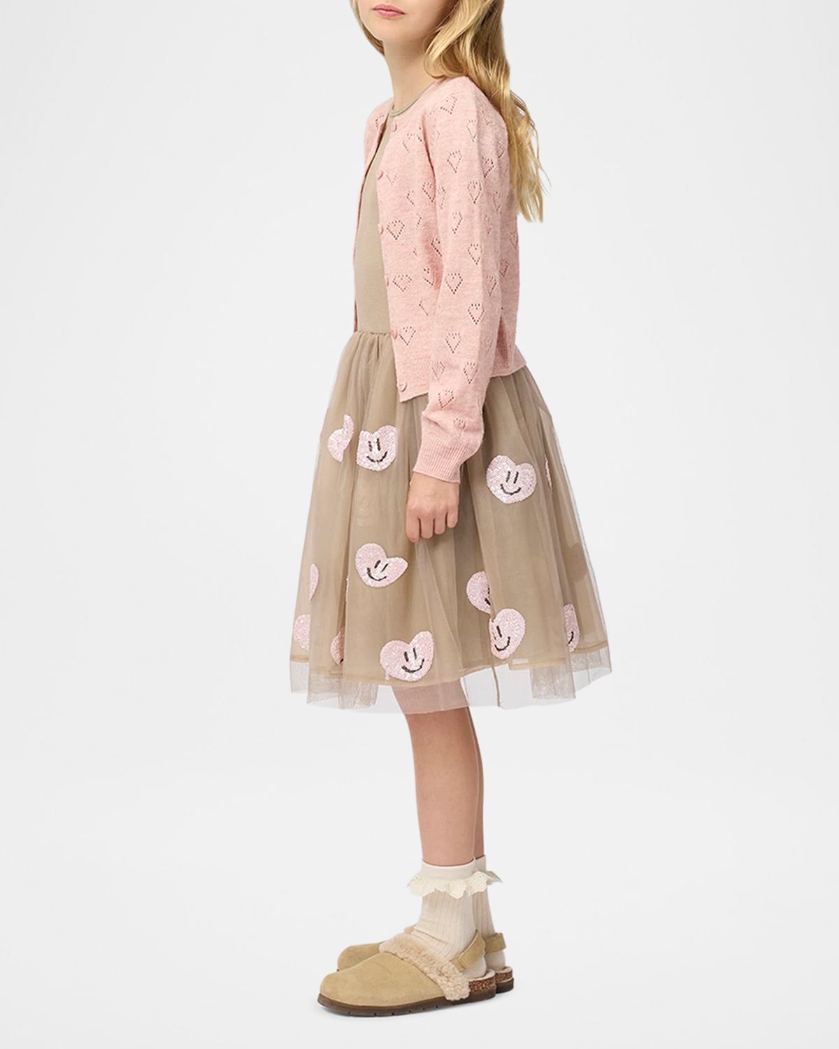 Molo Girl 's Cyrusila Tulle-Skirt Dress, Size 3-6 | Thumbnail 6 Molo Girl 's Cyrusila Tulle-Skirt Dress, Size 3-6 | Thumbnail 6