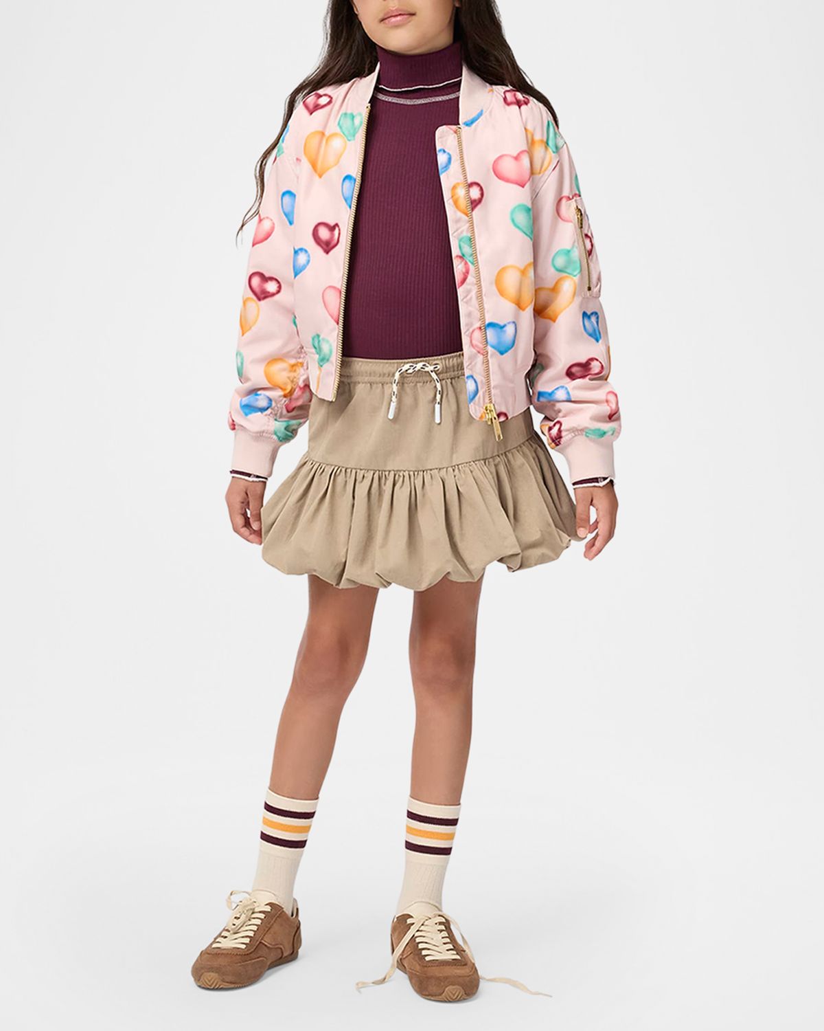 Molo Girl 's Britta Bubble Mini Skirt, Size 3-6 | Thumbnail 6 Molo Girl 's Britta Bubble Mini Skirt, Size 3-6 | Thumbnail 6