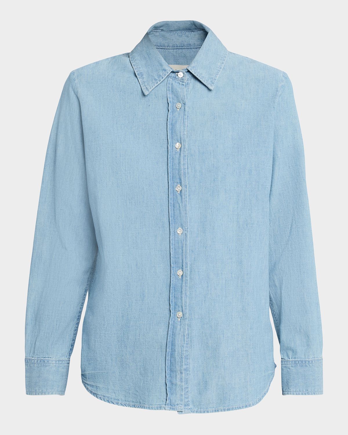 Nili Lotan Monti Chambray Button-Down Shirt