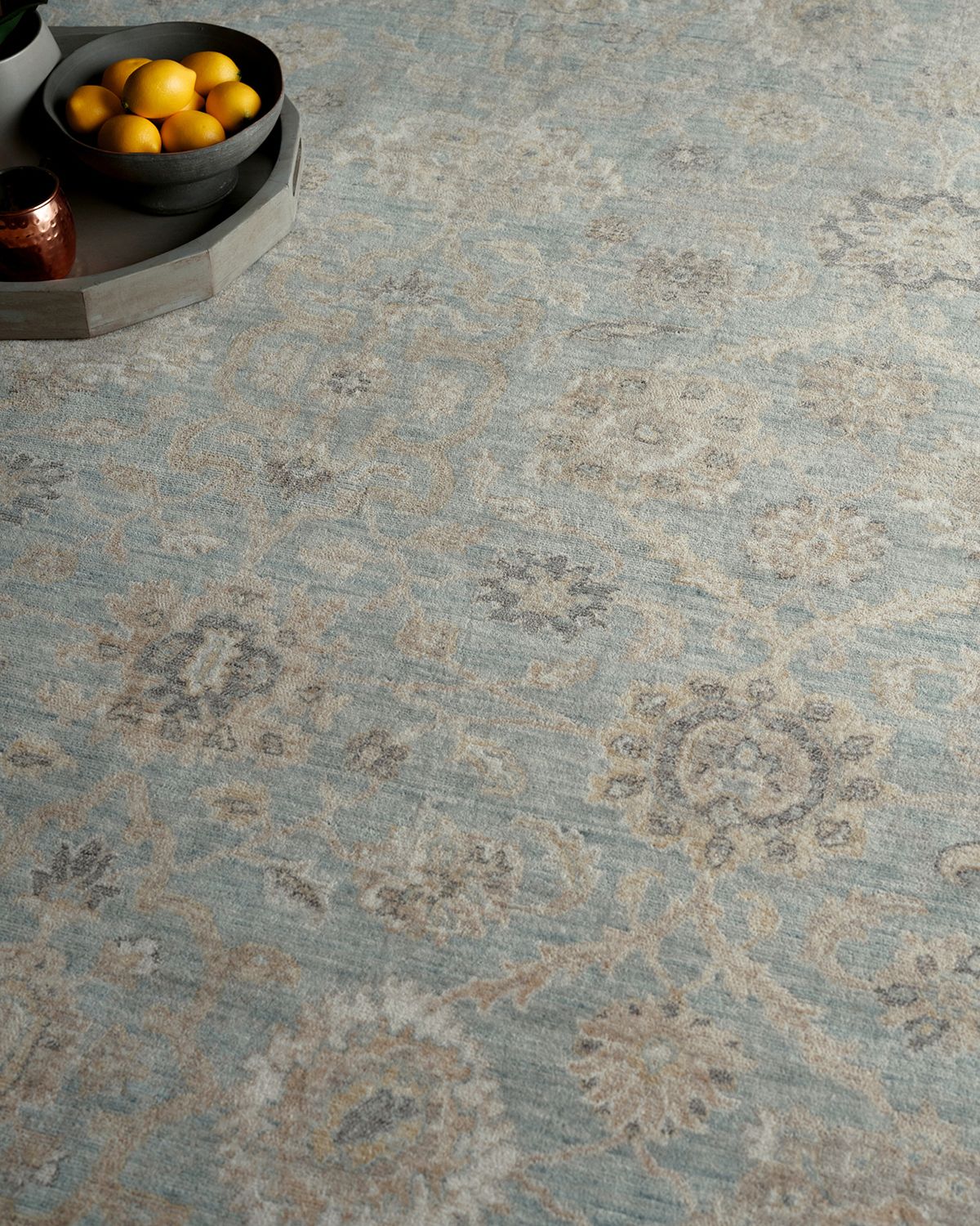 Exquisite Rugs Artisan Power-Loomed Light Blue Rug | Thumbnail 6 Exquisite Rugs Artisan Power-Loomed Light Blue Rug | Thumbnail 6