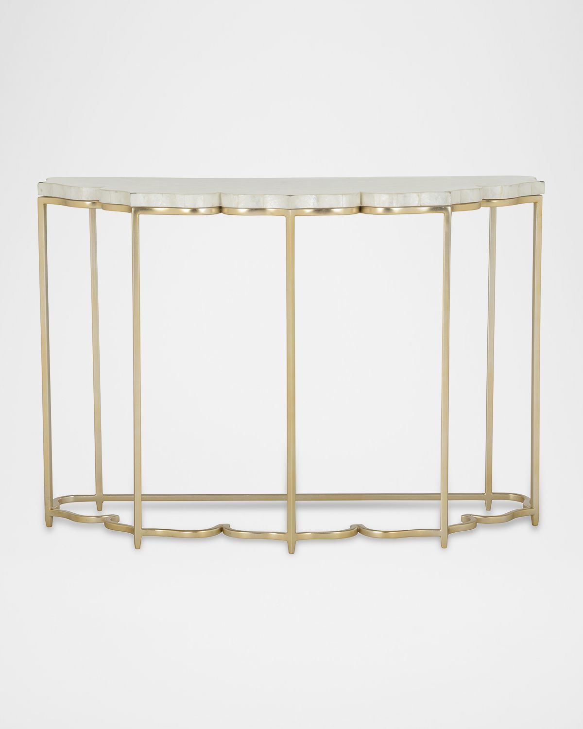 Chelsea House Lotus Flower Capiz Shell Console | Thumbnail 5