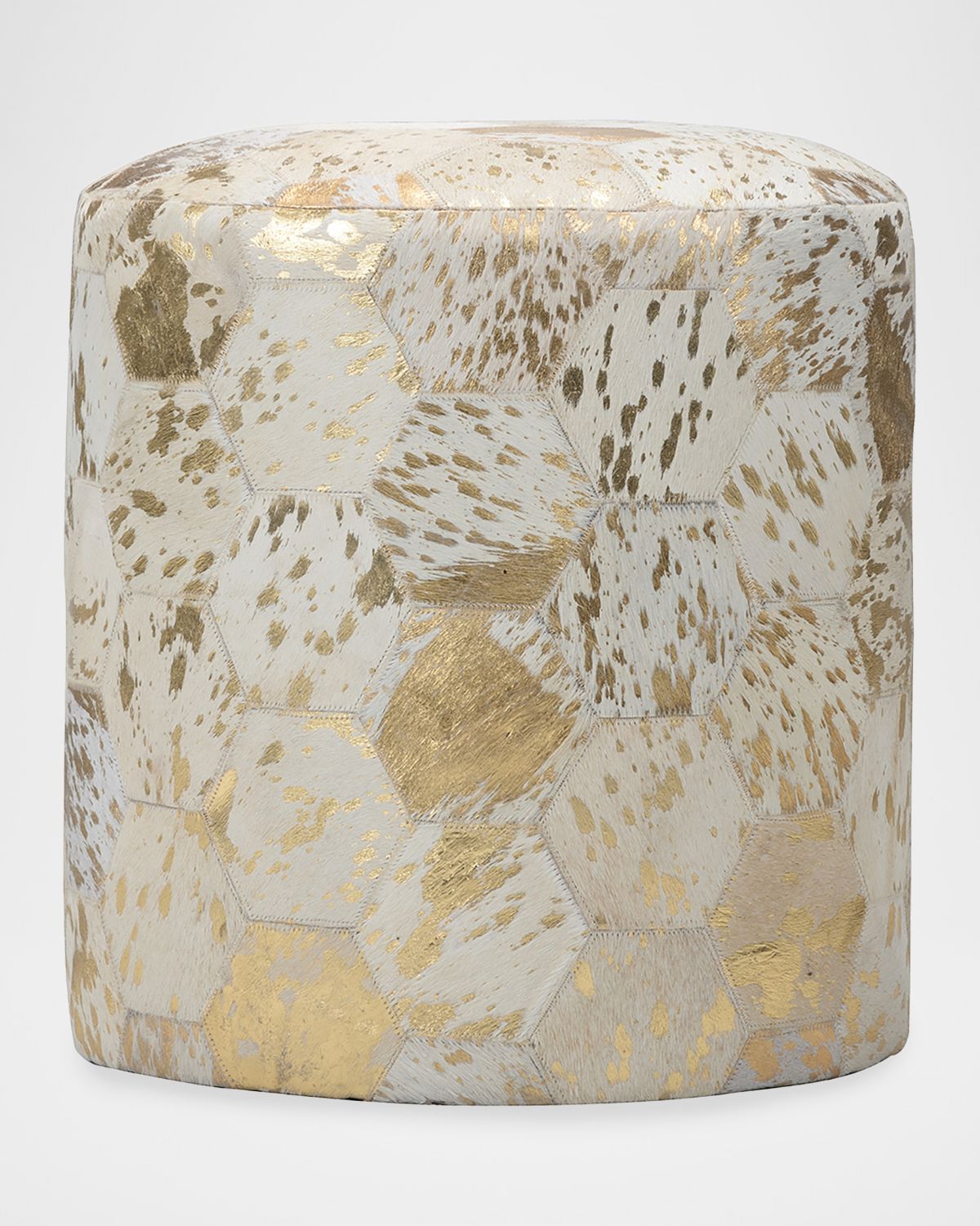 Chelsea House Lux Hair on Hide Pouf | Thumbnail 4