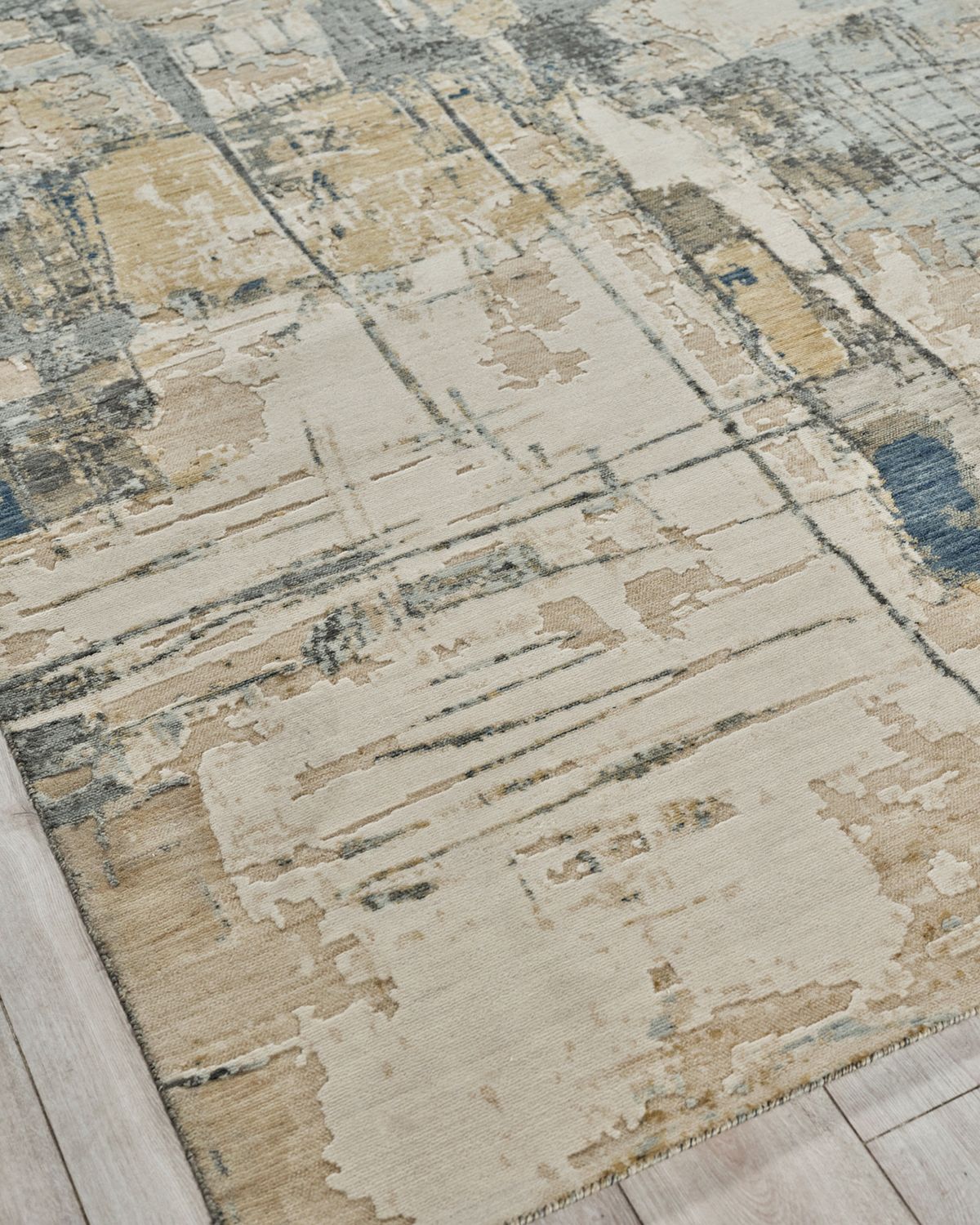 Exquisite Rugs Infinity Power-Loomed Silver/Blue/Grey Rug | Thumbnail 6 Exquisite Rugs Infinity Power-Loomed Silver/Blue/Grey Rug | Thumbnail 6