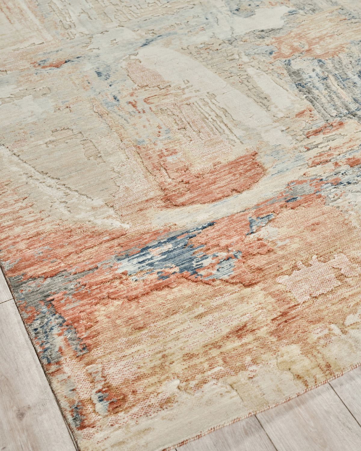 Exquisite Rugs Infinity Power-Loomed /Blue/Terracotta Rug | Thumbnail 6 Exquisite Rugs Infinity Power-Loomed /Blue/Terracotta Rug | Thumbnail 6